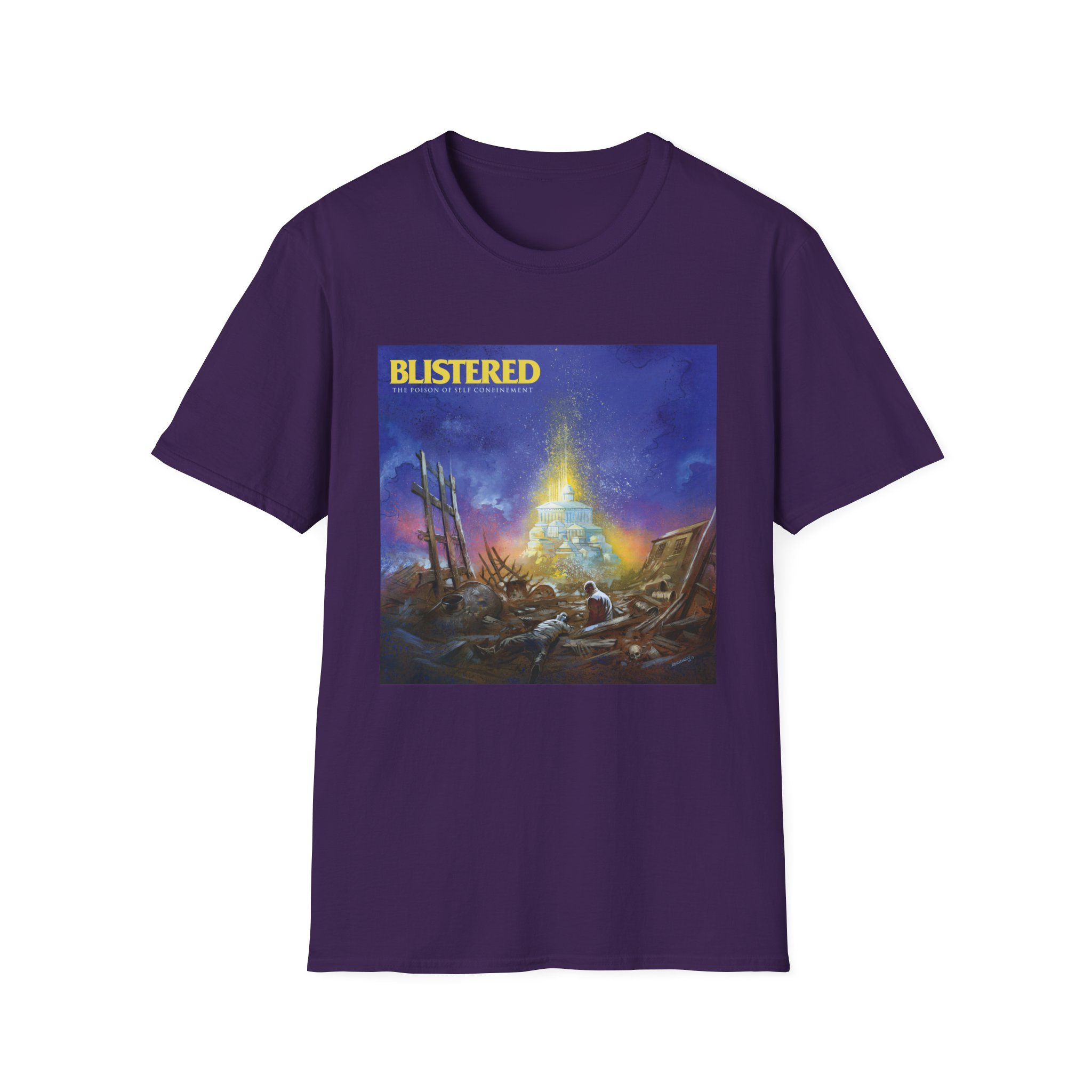 Blistered Self Confinement Unisex Softstyle T-Shirt