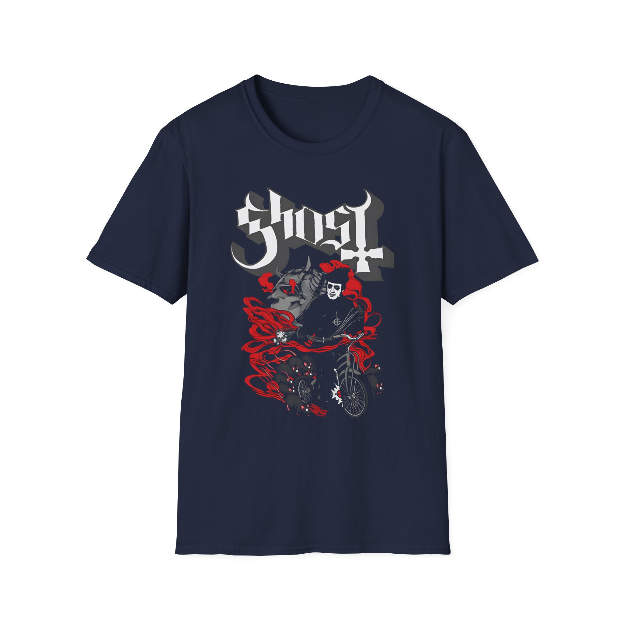 Ghost Band Tricycle Unisex Softstyle T-Shirt