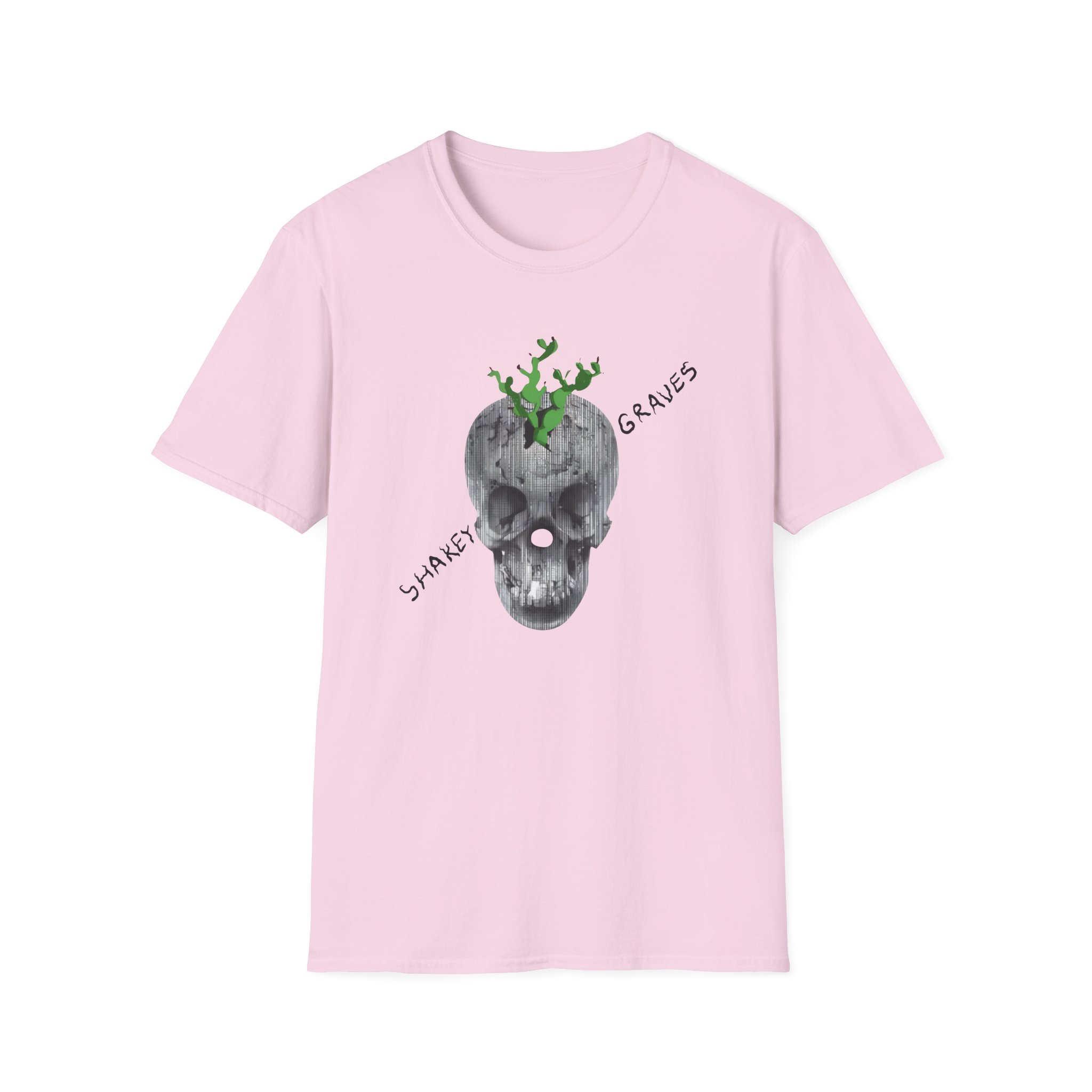 Shakey Graves Skull Unisex Softstyle T-Shirt