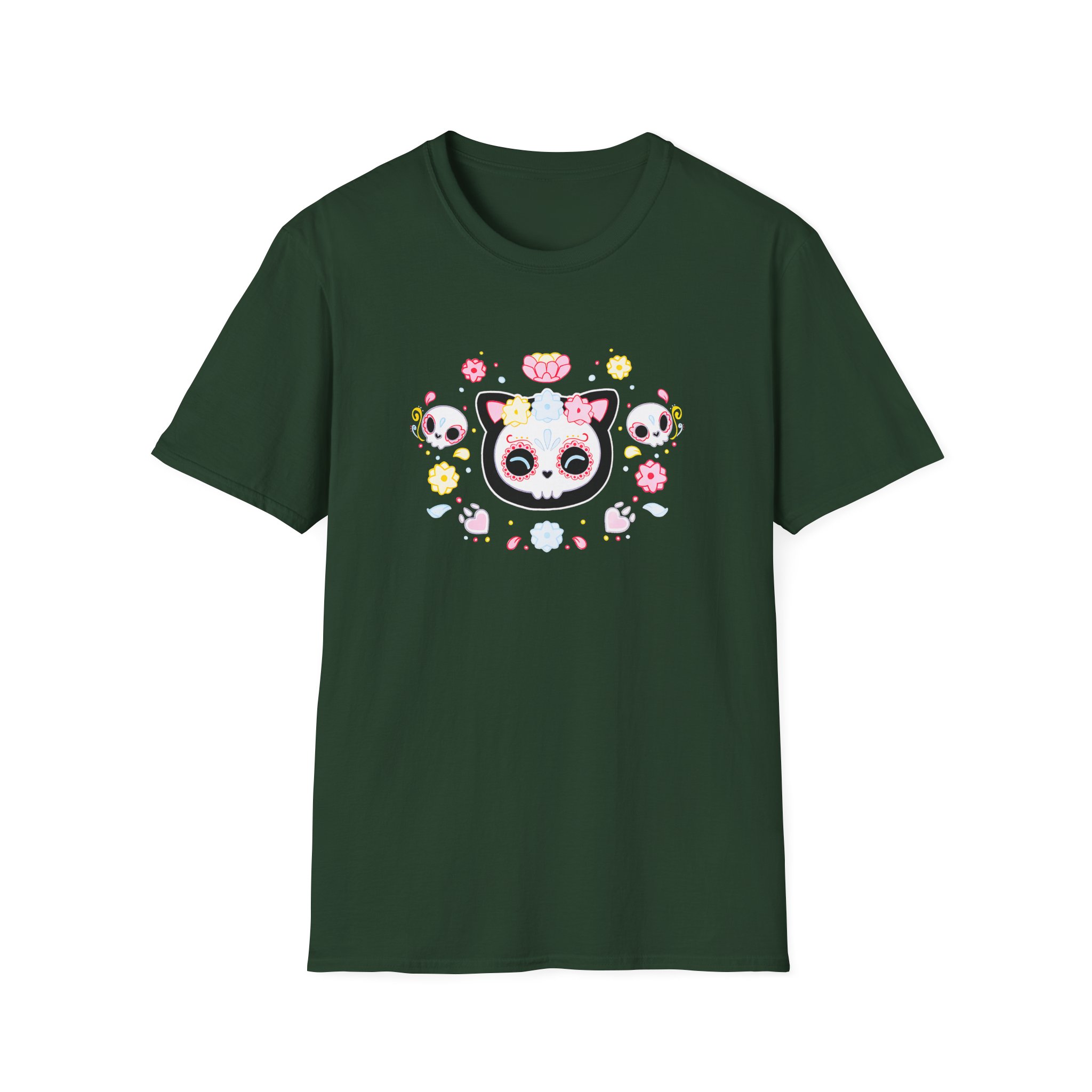 Aphmau Sugar Skull Cat Unisex Softstyle T-Shirt