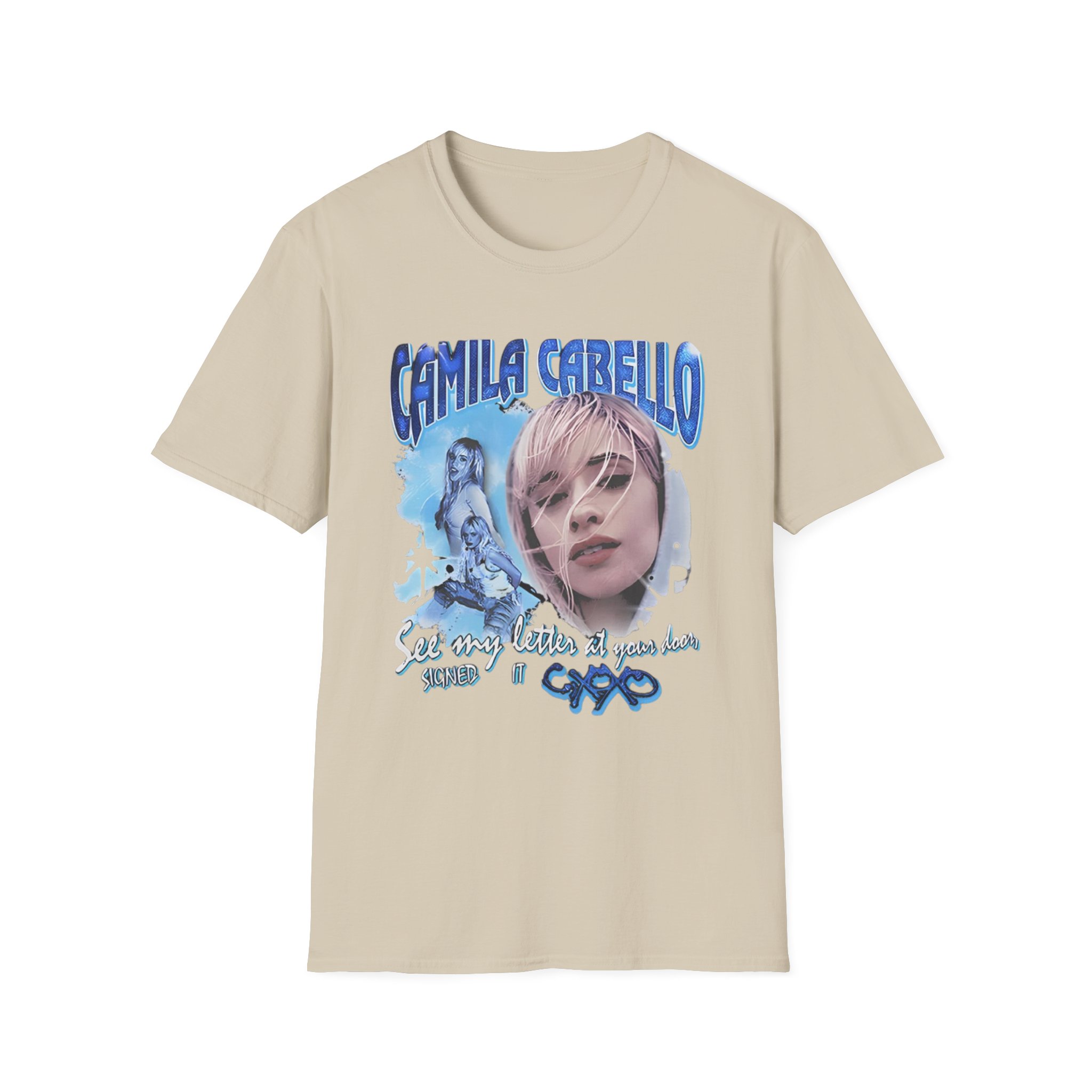 Camila Cabello Signed It C,xoxo Unisex Softstyle T-Shirt