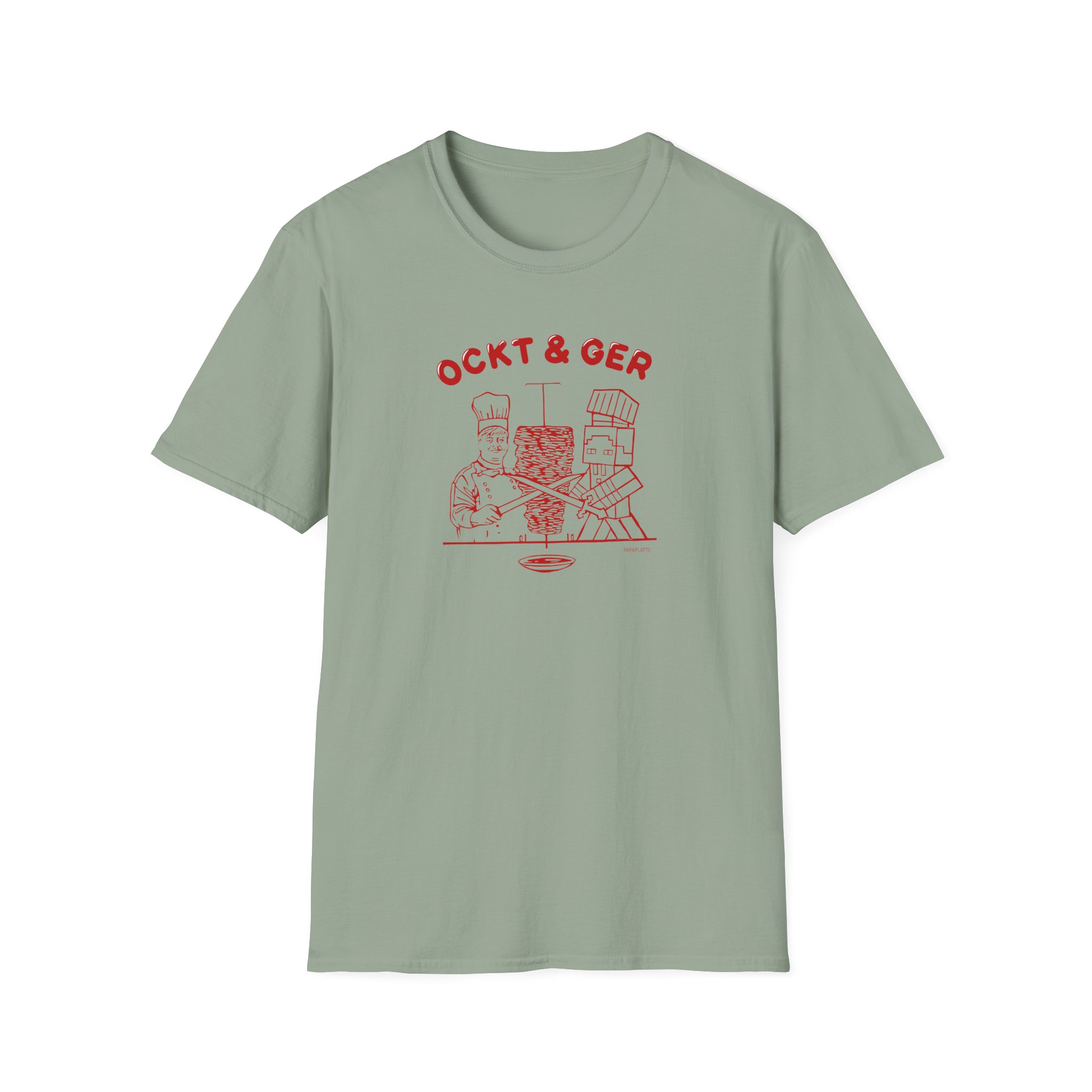 Papaplatte OCKT & GER Unisex Softstyle T-Shirt