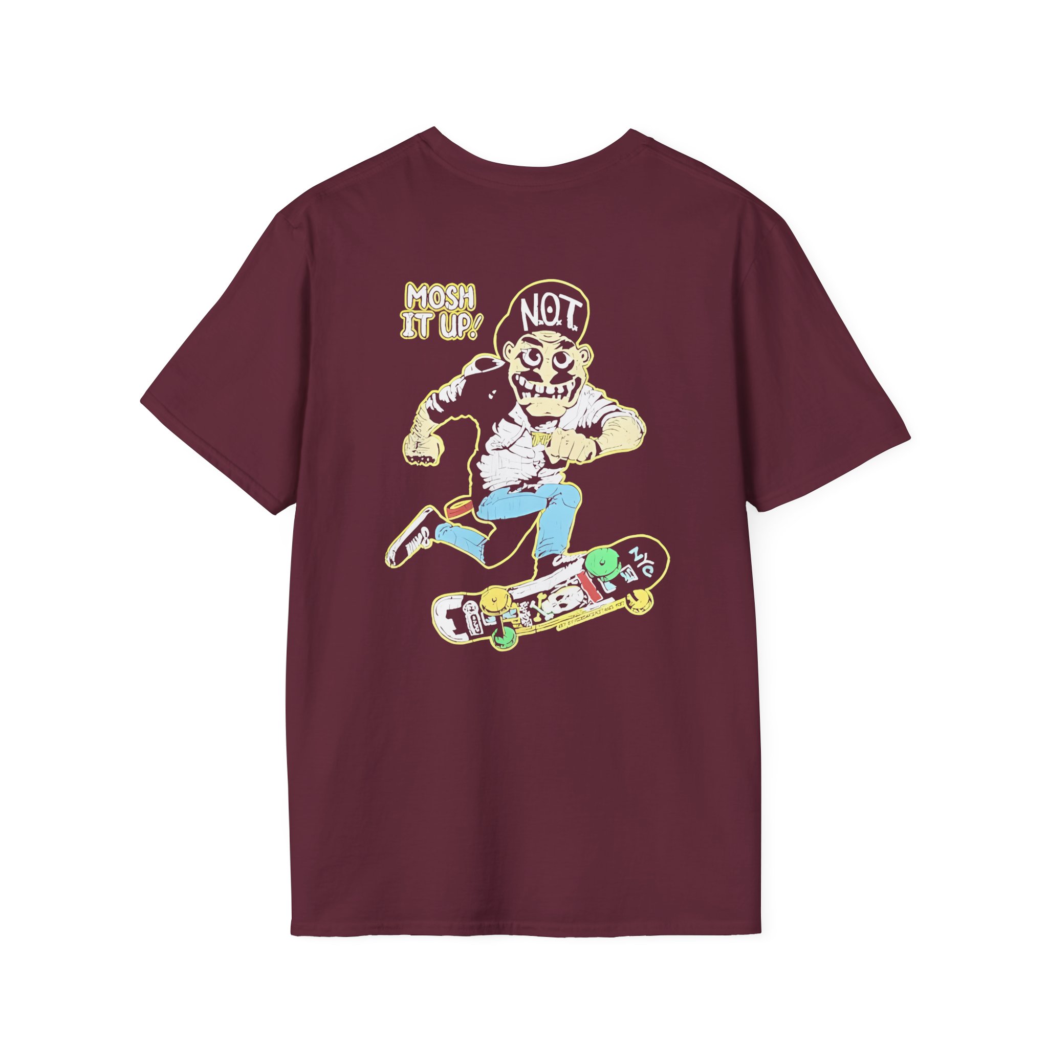 Anthrax Mosh It Up Skater Unisex Softstyle T-Shirt