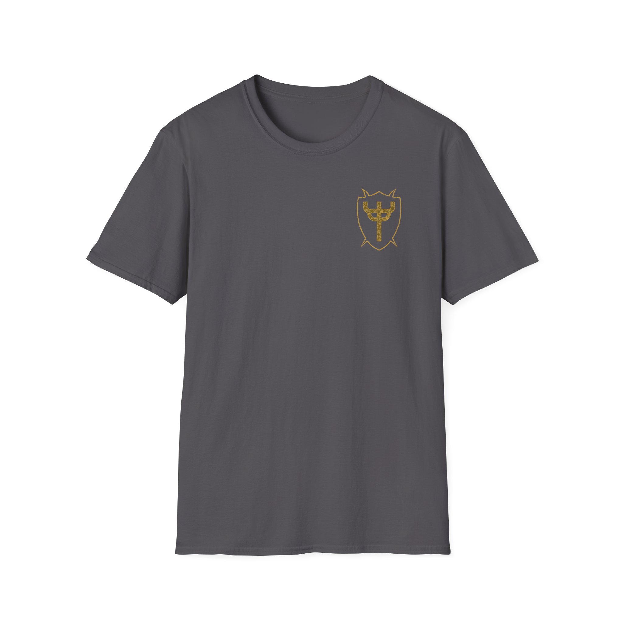 Judas Priest Gold Invincible Shield Unisex Softstyle T-Shirt