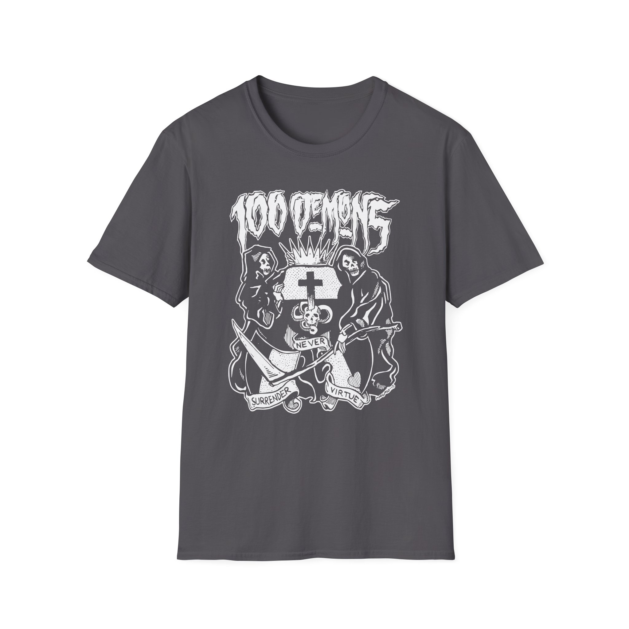 100 Demons Unisex Softstyle T-Shirt