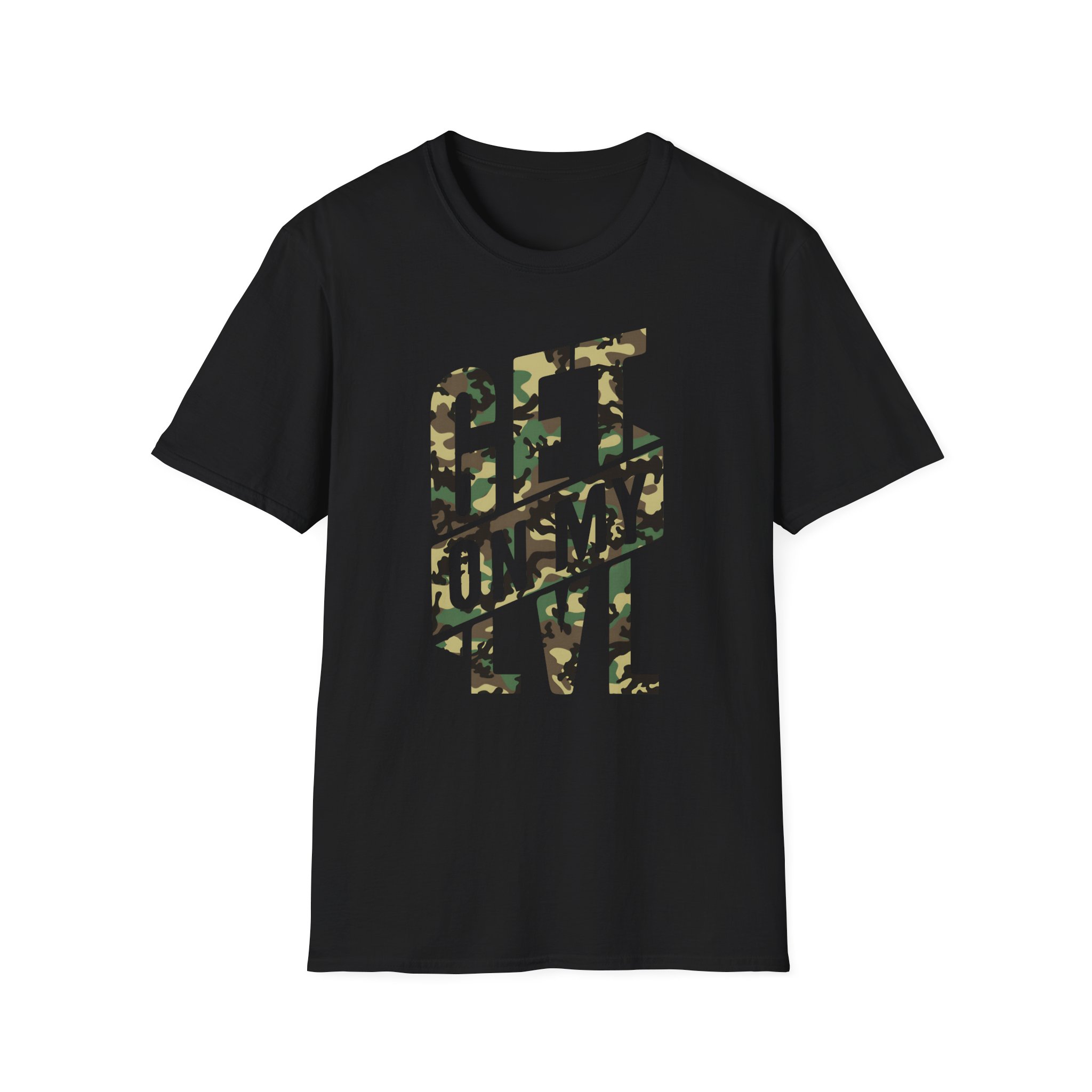 Montana Black Get on My Lvl Unisex Softstyle T-Shirt