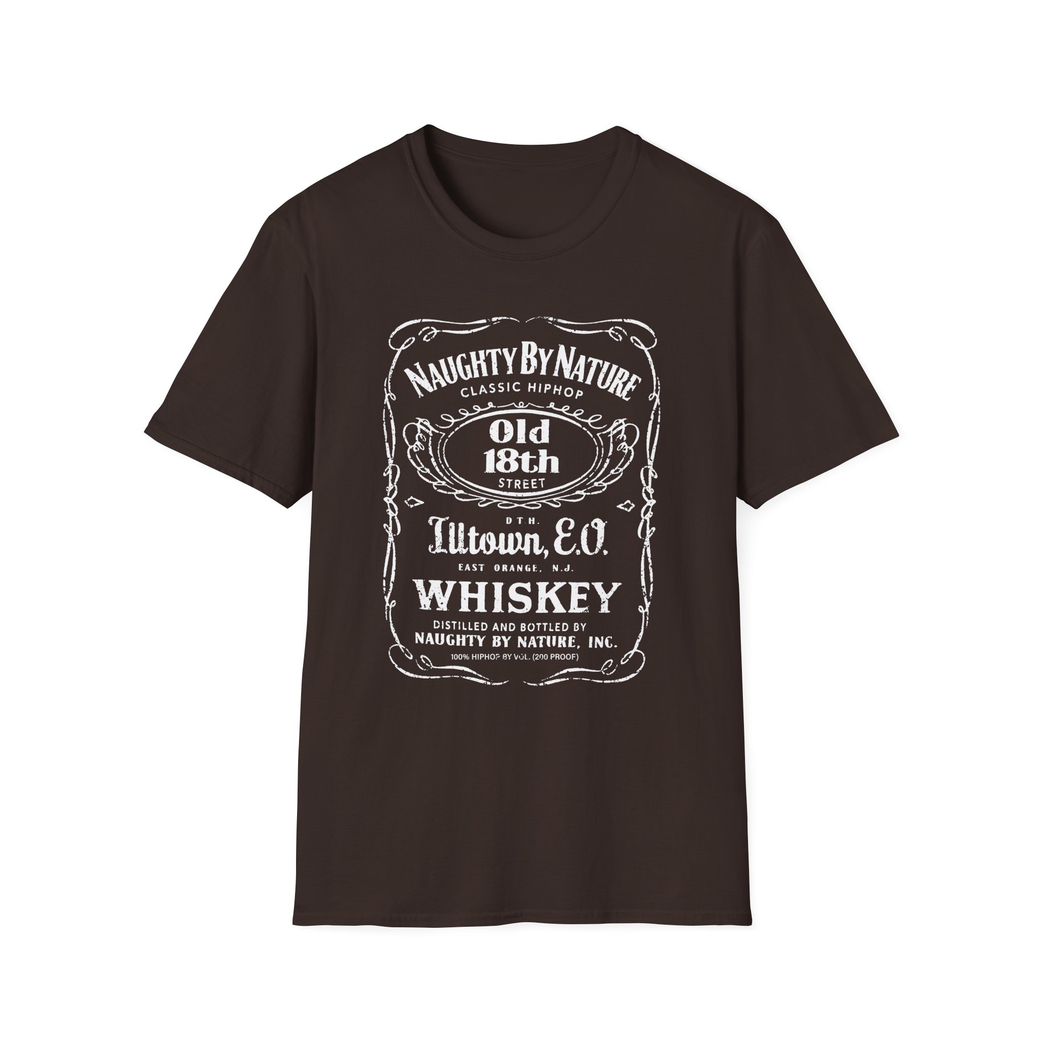 Naughty by Nature Old 18th St. Illtown Whiskey Unisex Softstyle T-Shirt