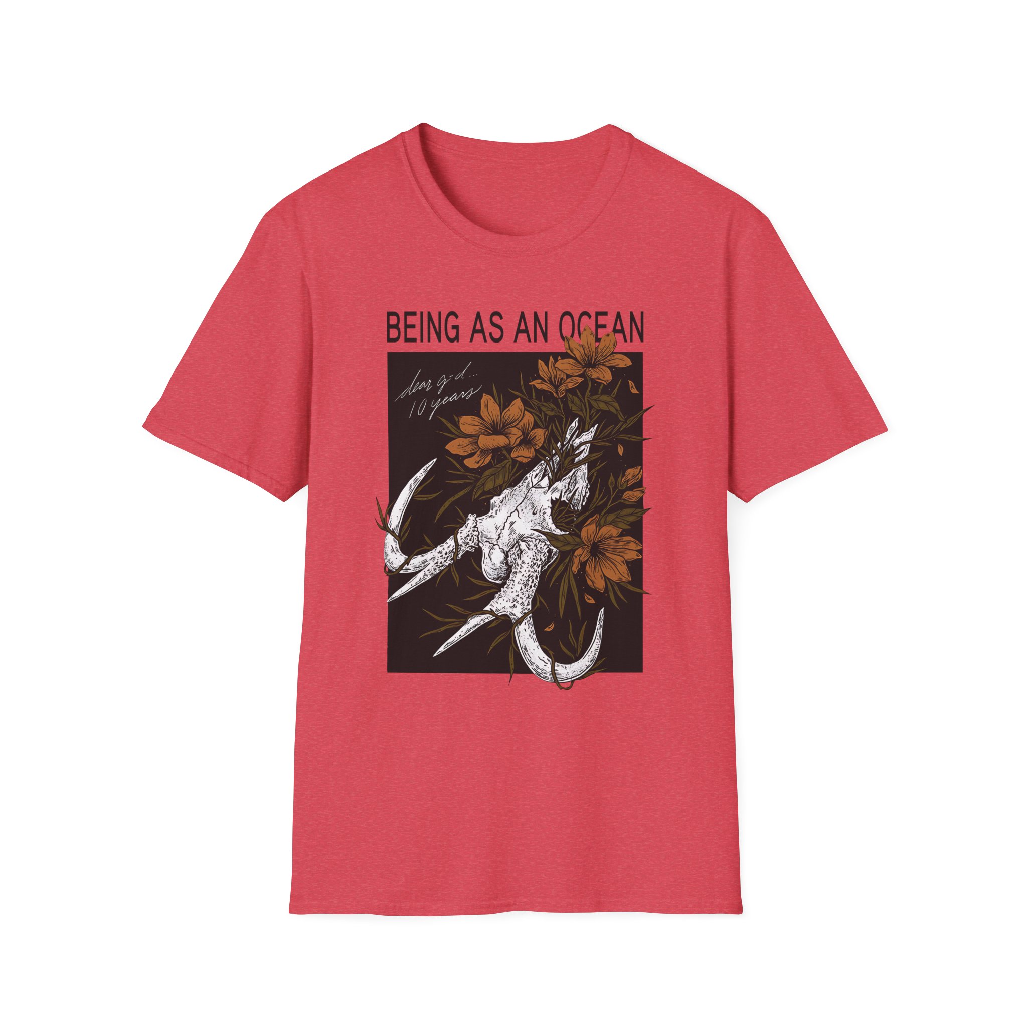 Being as an Ocean Deer Skull Unisex Softstyle T-Shirt