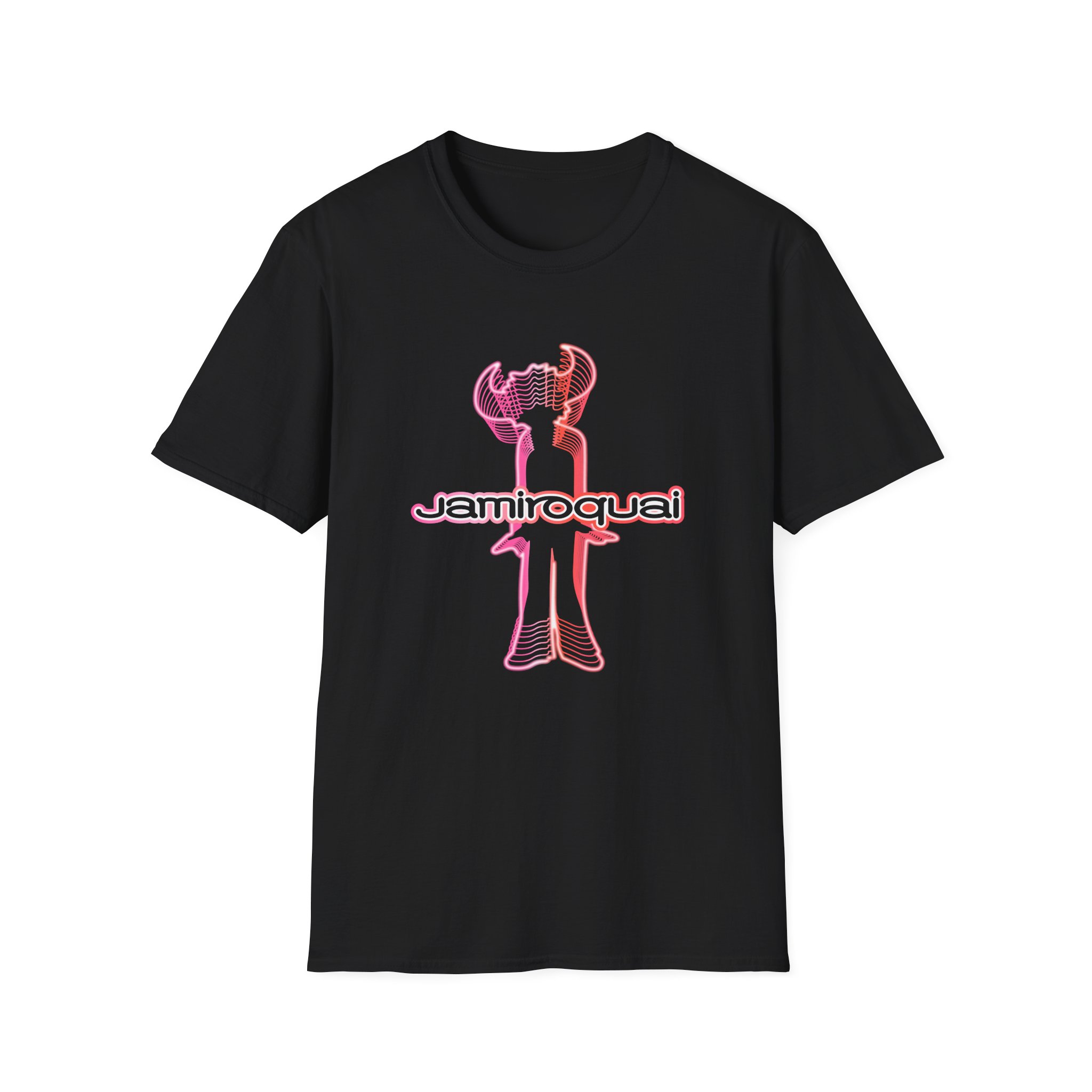J Buffalo Man Neon Unisex Softstyle T-Shirt