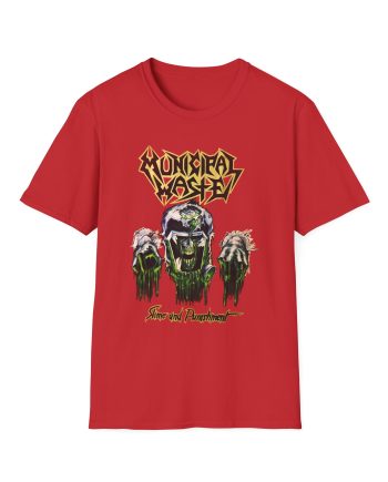 Municipal Waste Slime and Punishment Unisex Softstyle T-Shirt