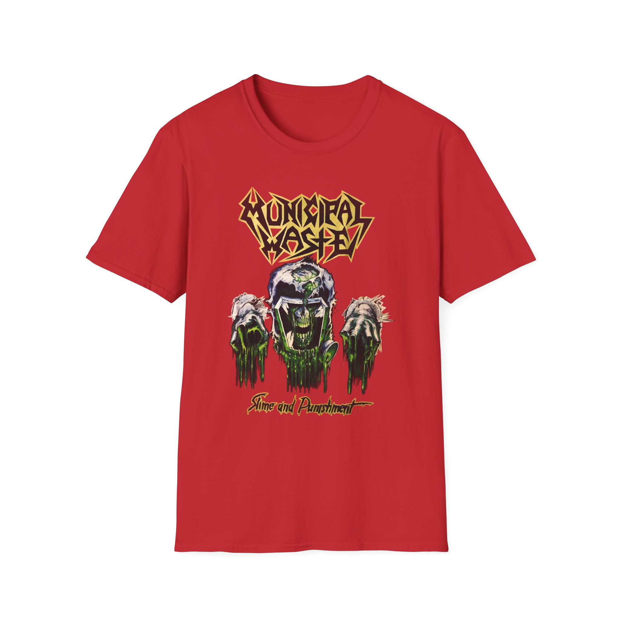 Municipal Waste Slime and Punishment Unisex Softstyle T-Shirt