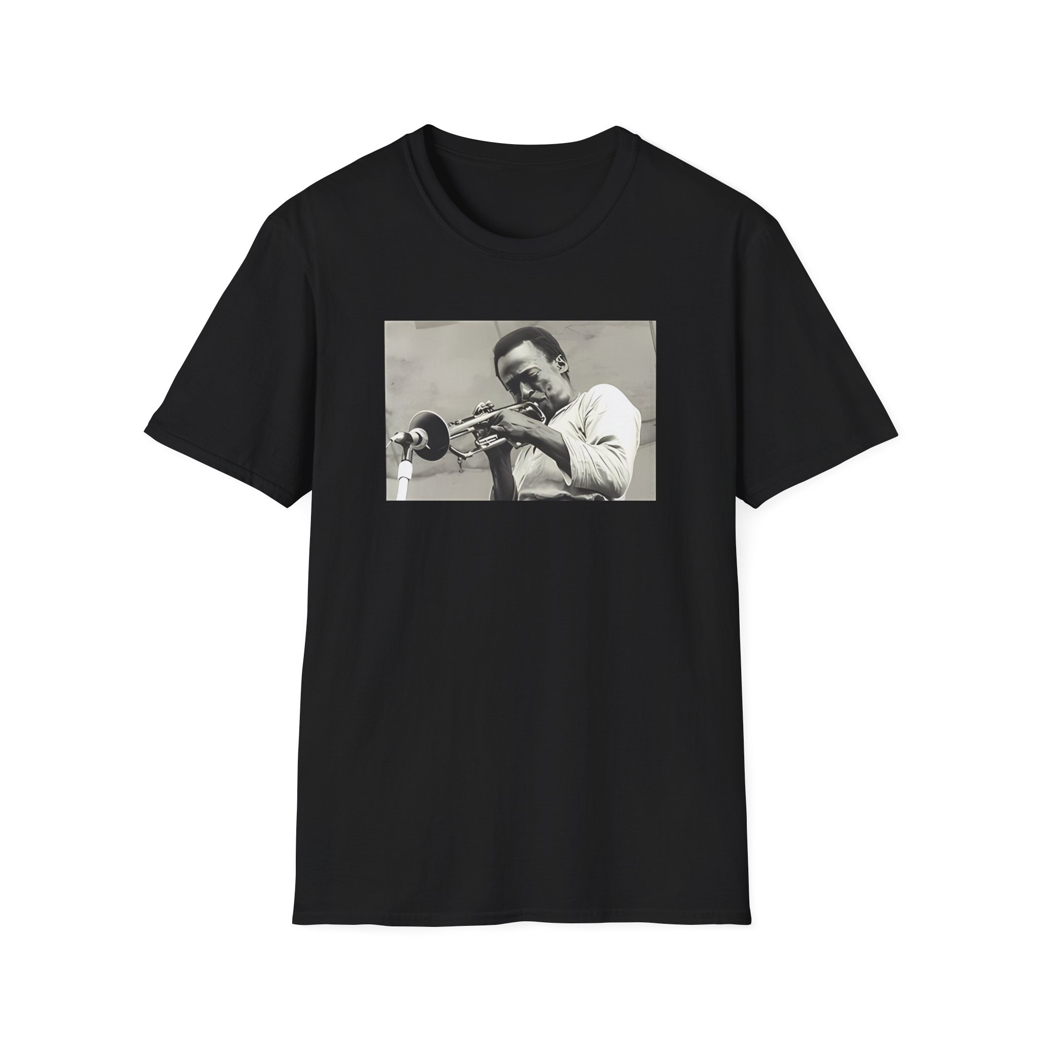 Miles Davis Central Park 1970 Unisex Softstyle T-Shirt