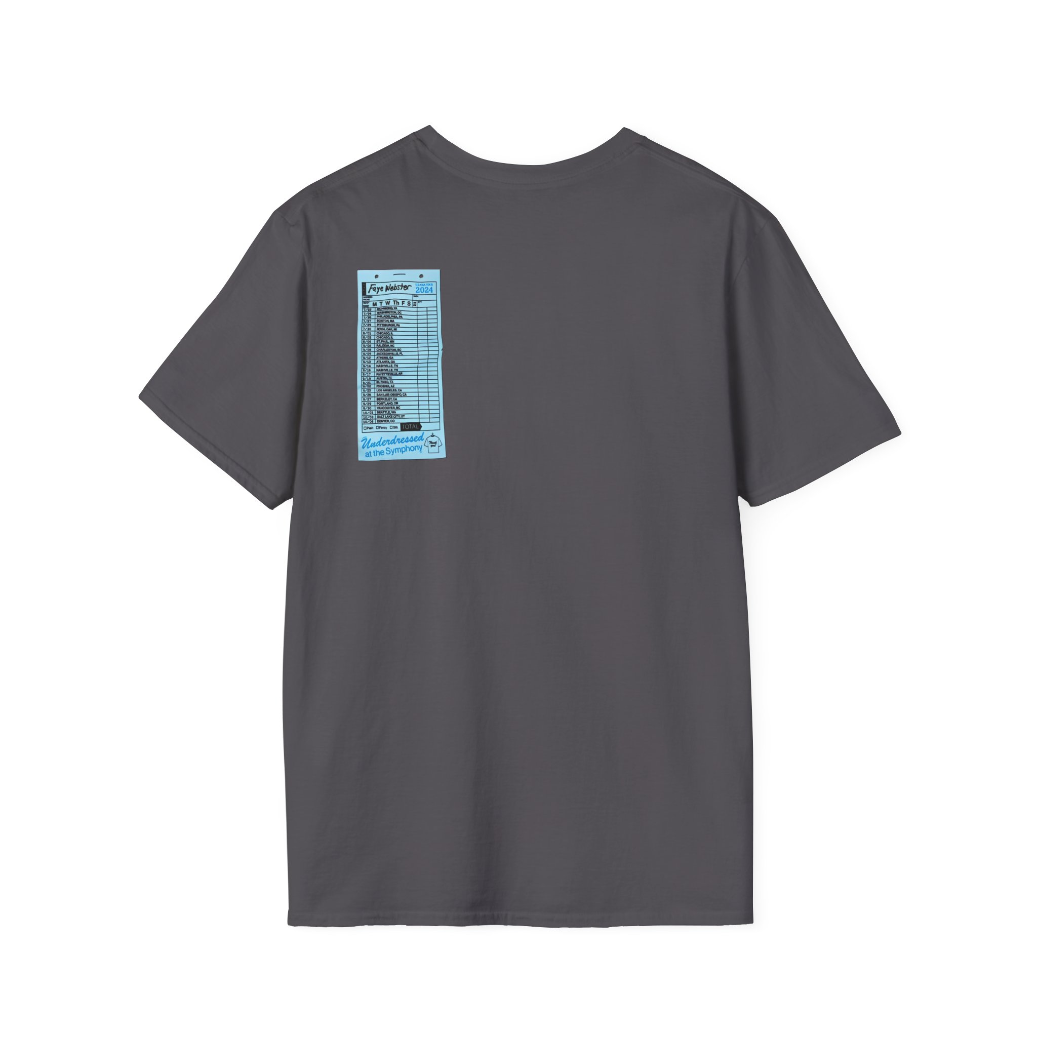 Faye Webster Underdressed at the Symphony 2024 Tour Unisex Softstyle T-Shirt