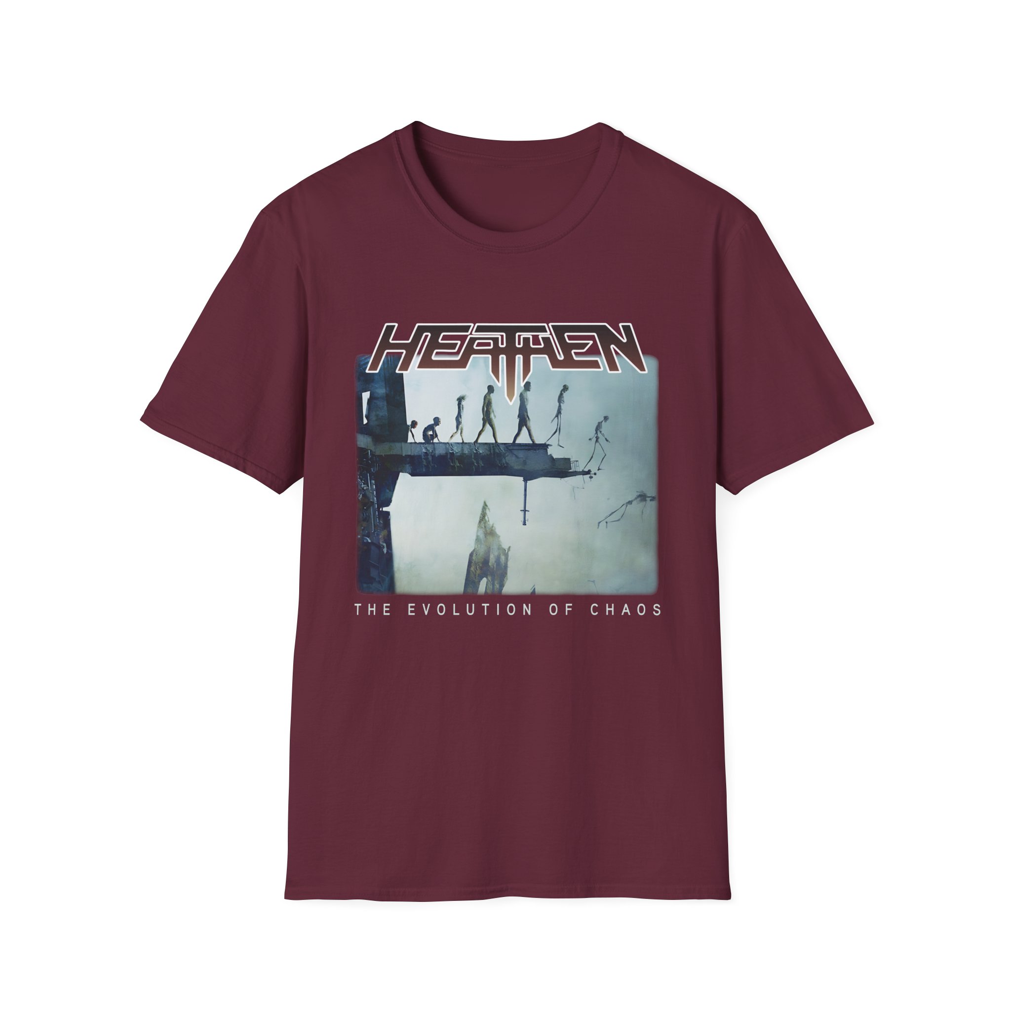 Heathen The Evolution Of Chaos Unisex Softstyle T-Shirt