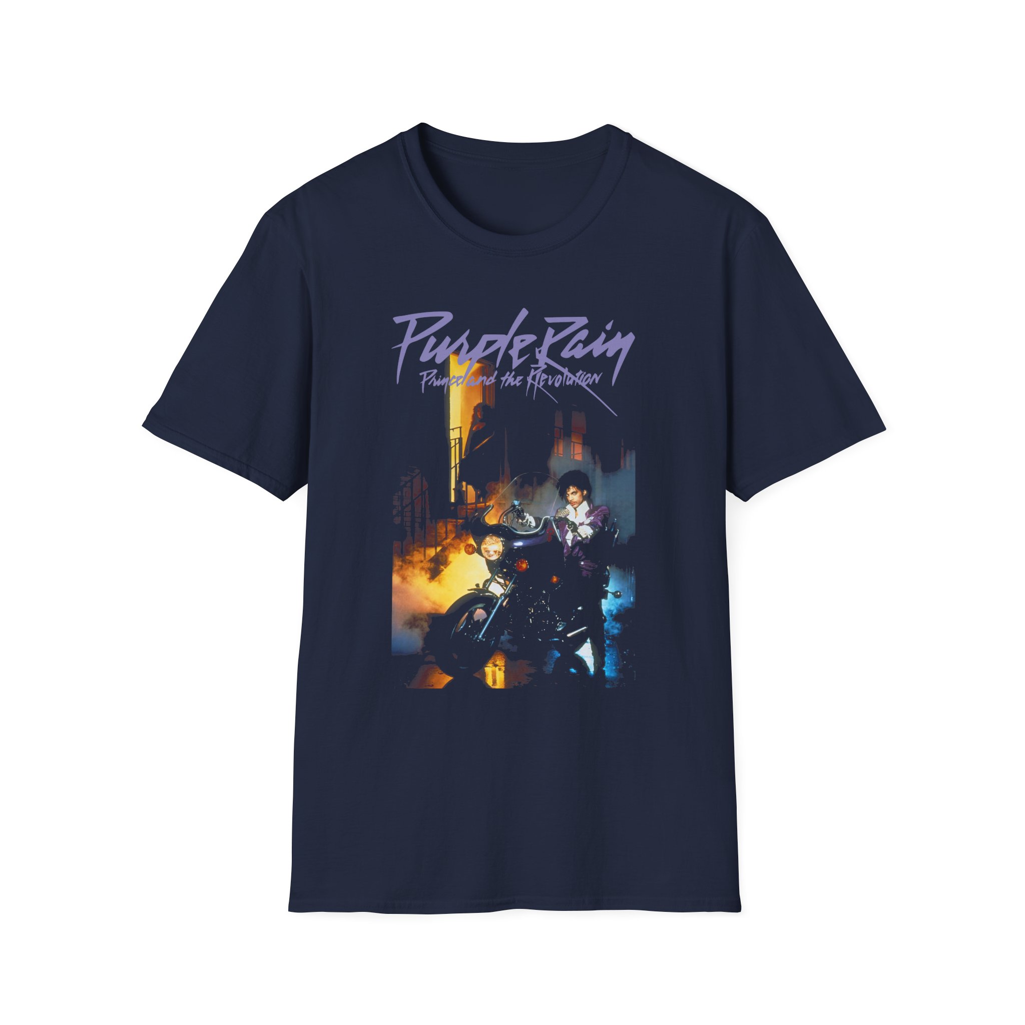 Prince Purple Rain Cover Unisex Softstyle T-Shirt