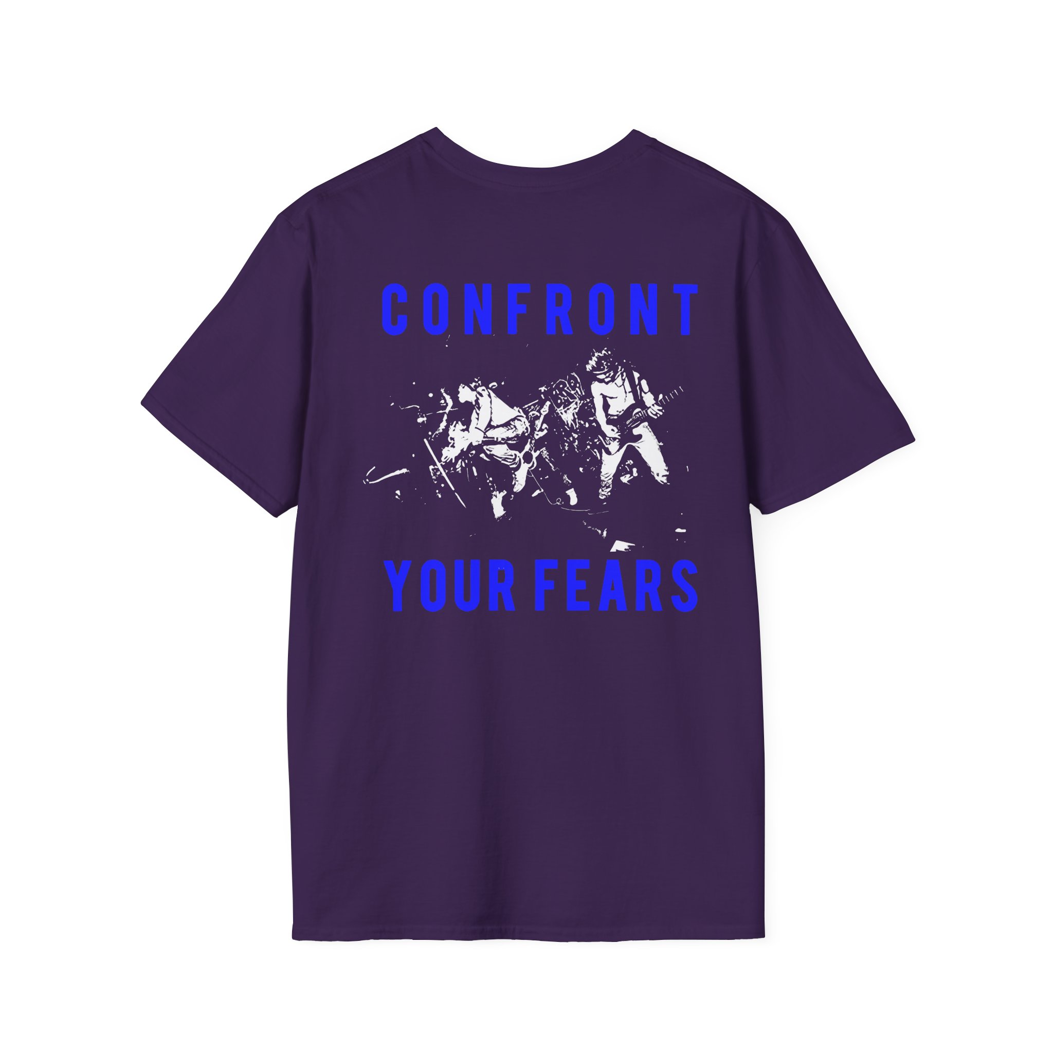 Broken Teeth Confront your Fears Unisex Softstyle T-Shirt