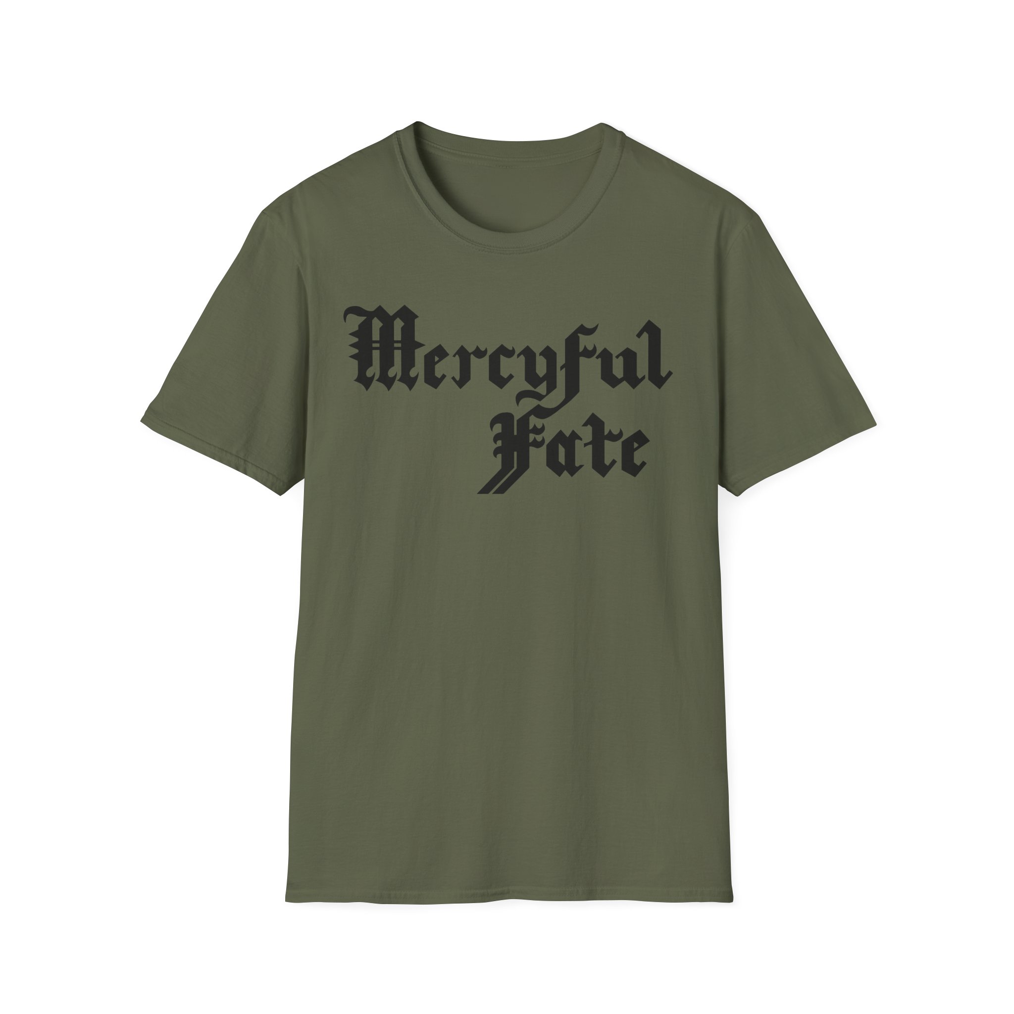 Mercyful Fate Black on Black Cross Unisex Softstyle T-Shirt