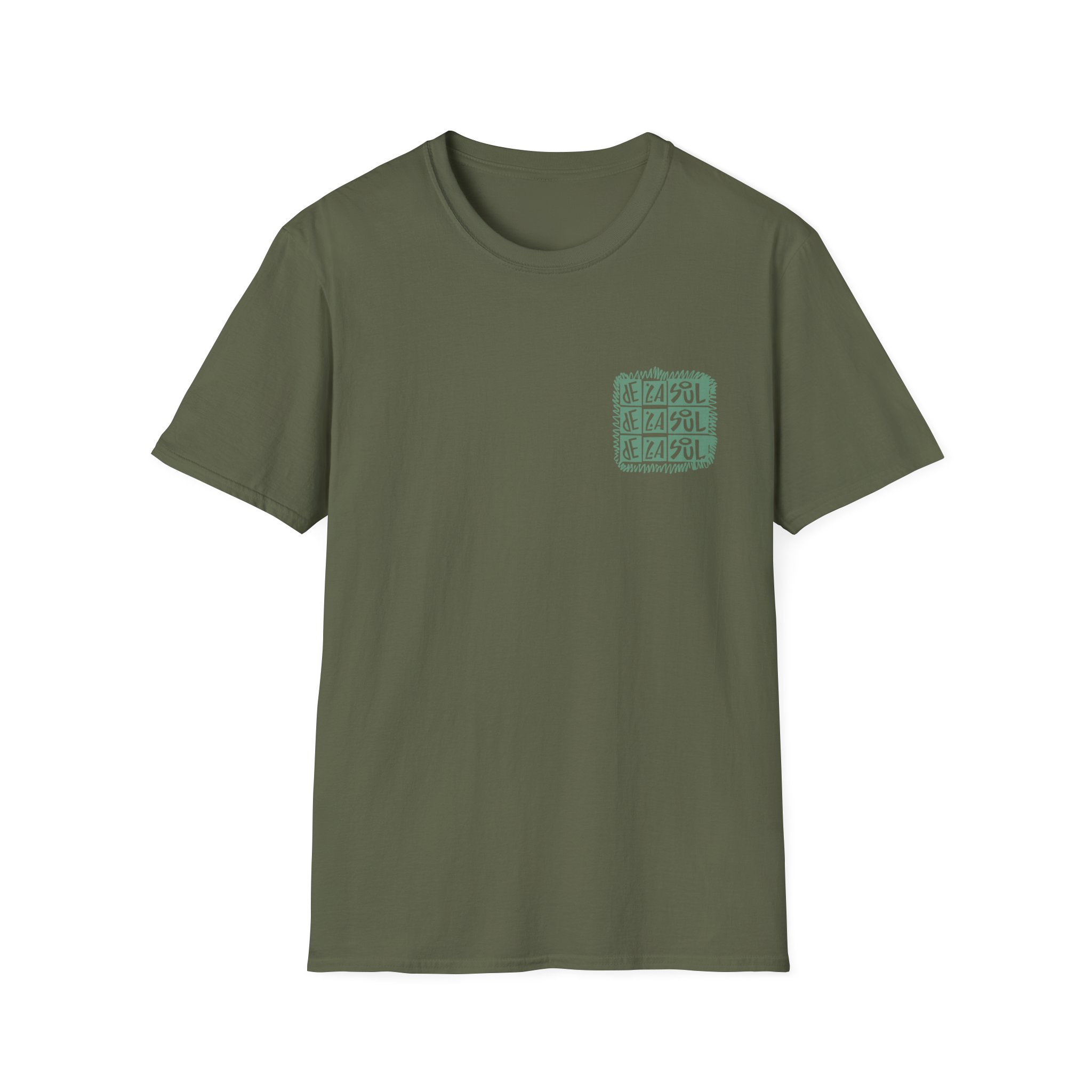 De La Soul Repeating Logo Unisex Softstyle T-Shirt