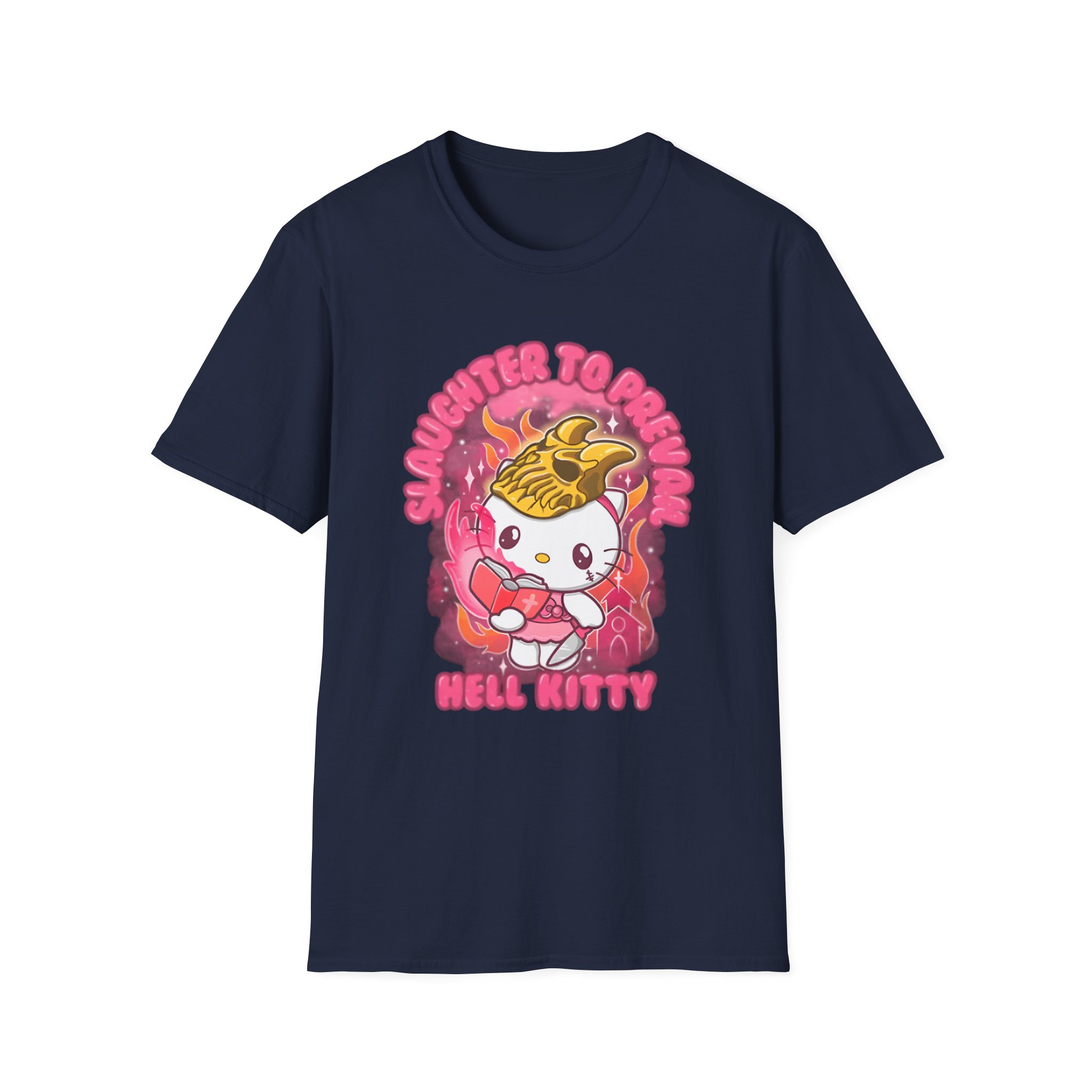 First Blood Slaughter to Prevail Hell Kitty Unisex Softstyle T-Shirt