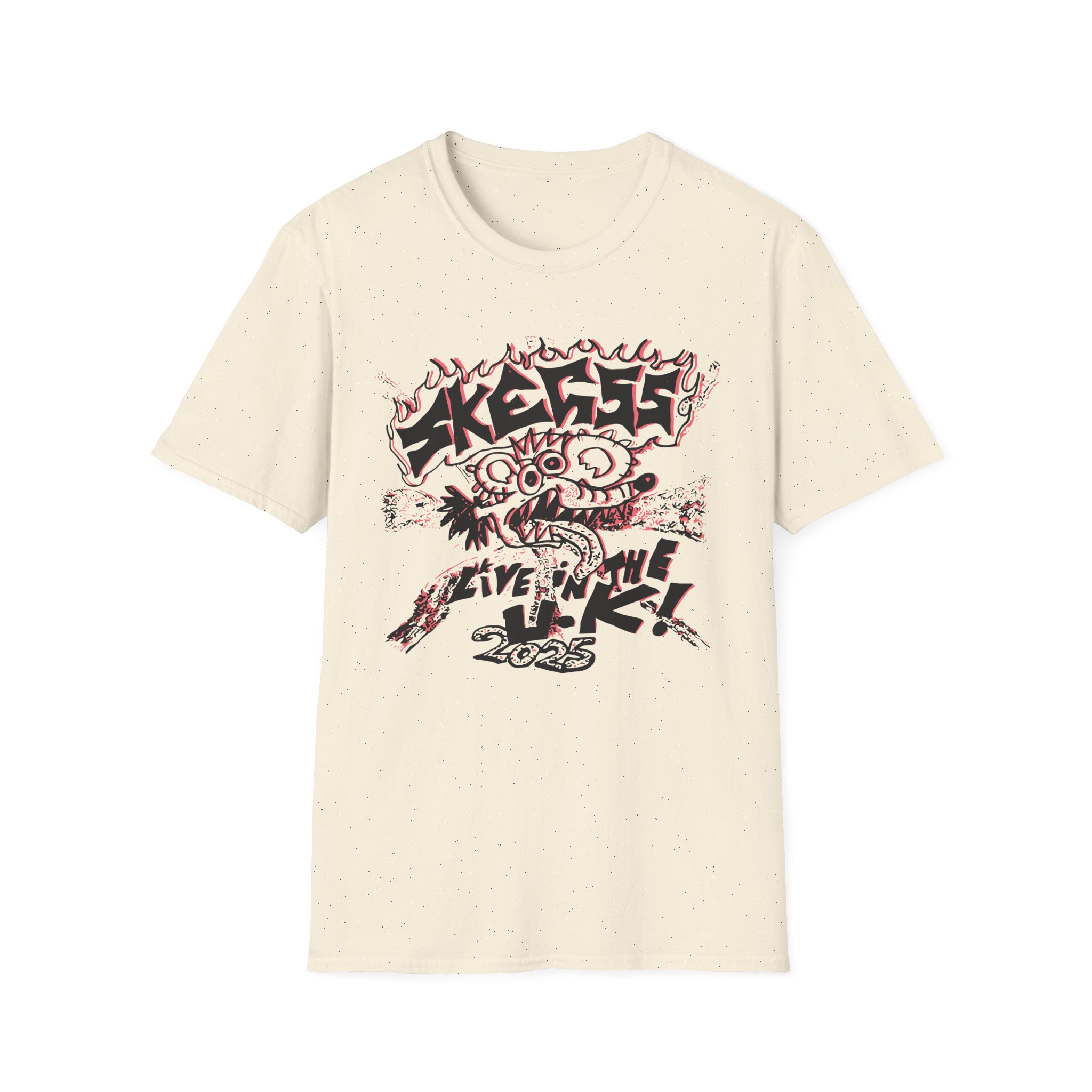 Skegss Live in the Uk 2025 Unisex Softstyle T-Shirt