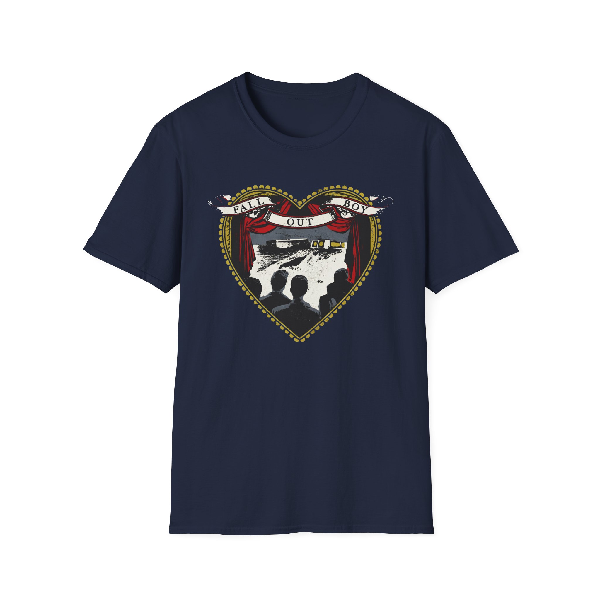Fall Out Boy Album Cover Heart Unisex Softstyle T-Shirt