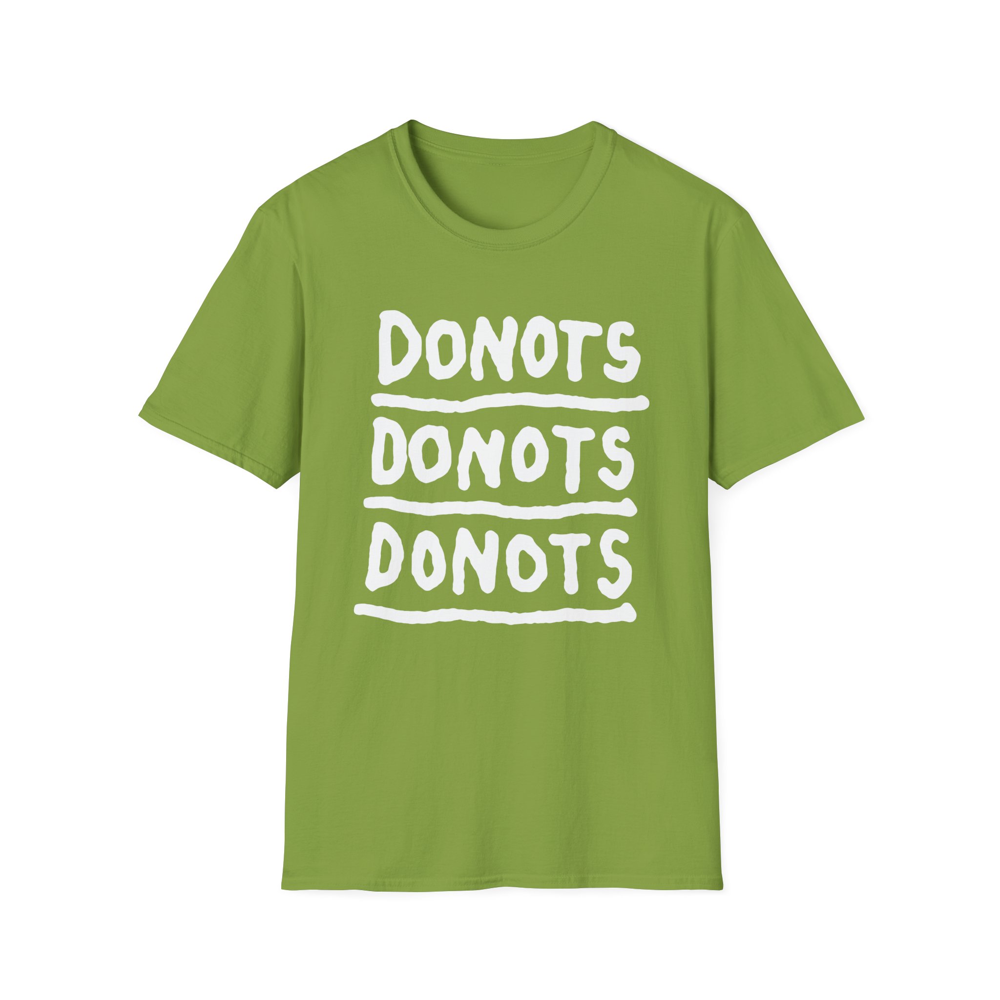 Donots Triple Logo Unisex Softstyle T-Shirt