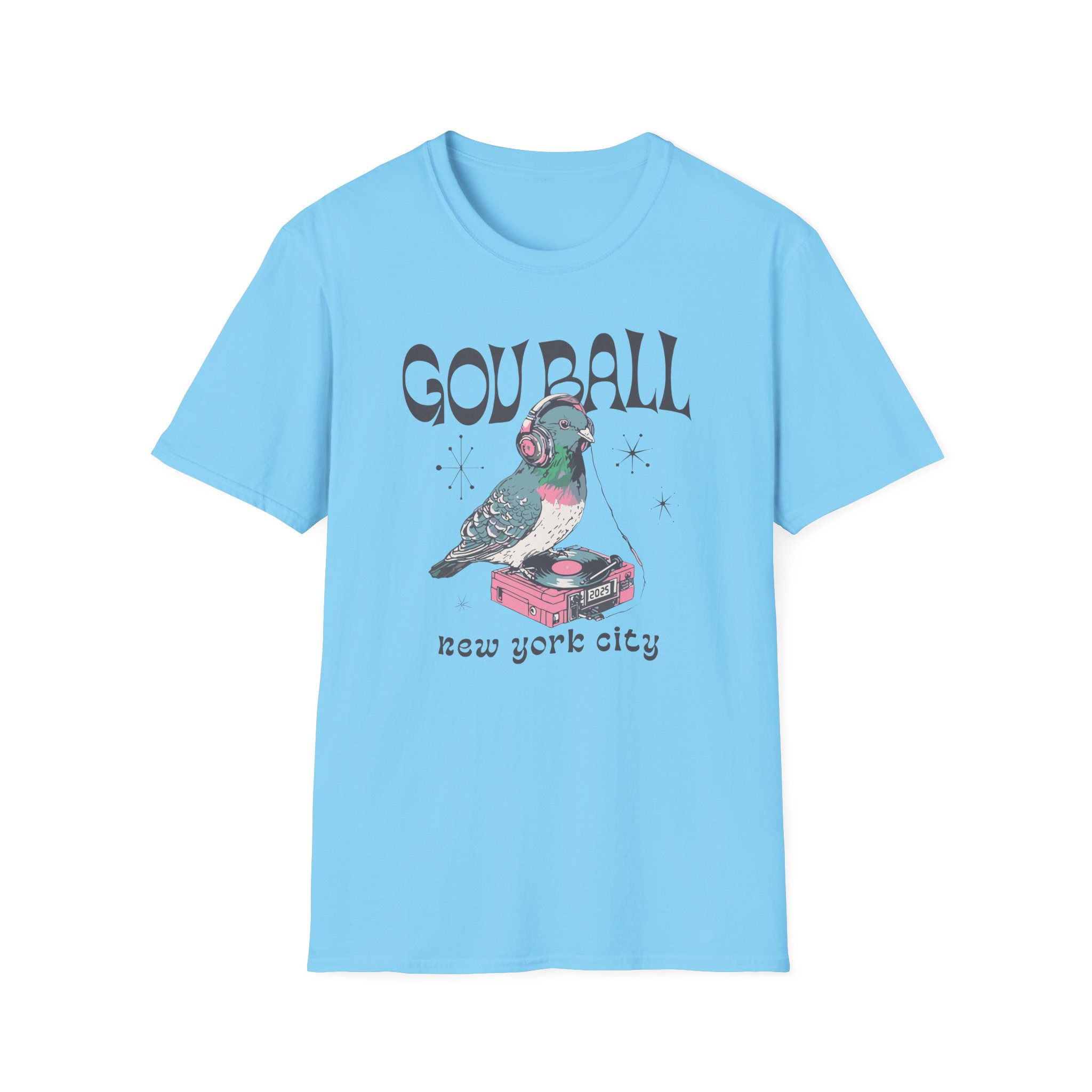 Gov Ball Pigeon Unisex Softstyle T-Shirt