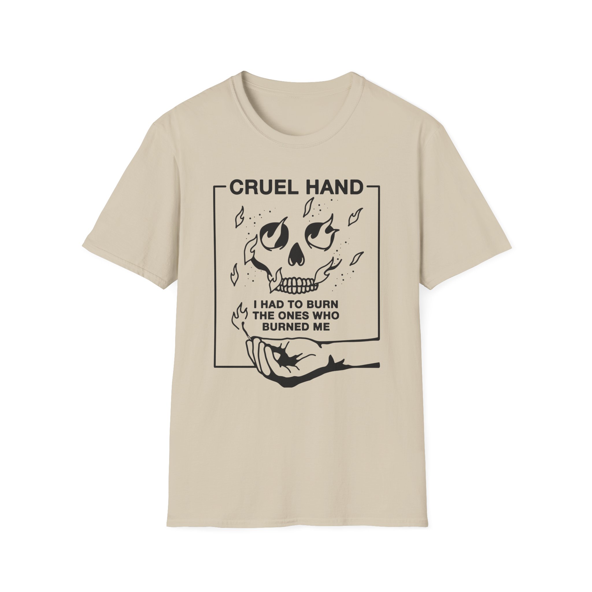 Cruel Hand Gasoline Skull Unisex Softstyle T-Shirt,
