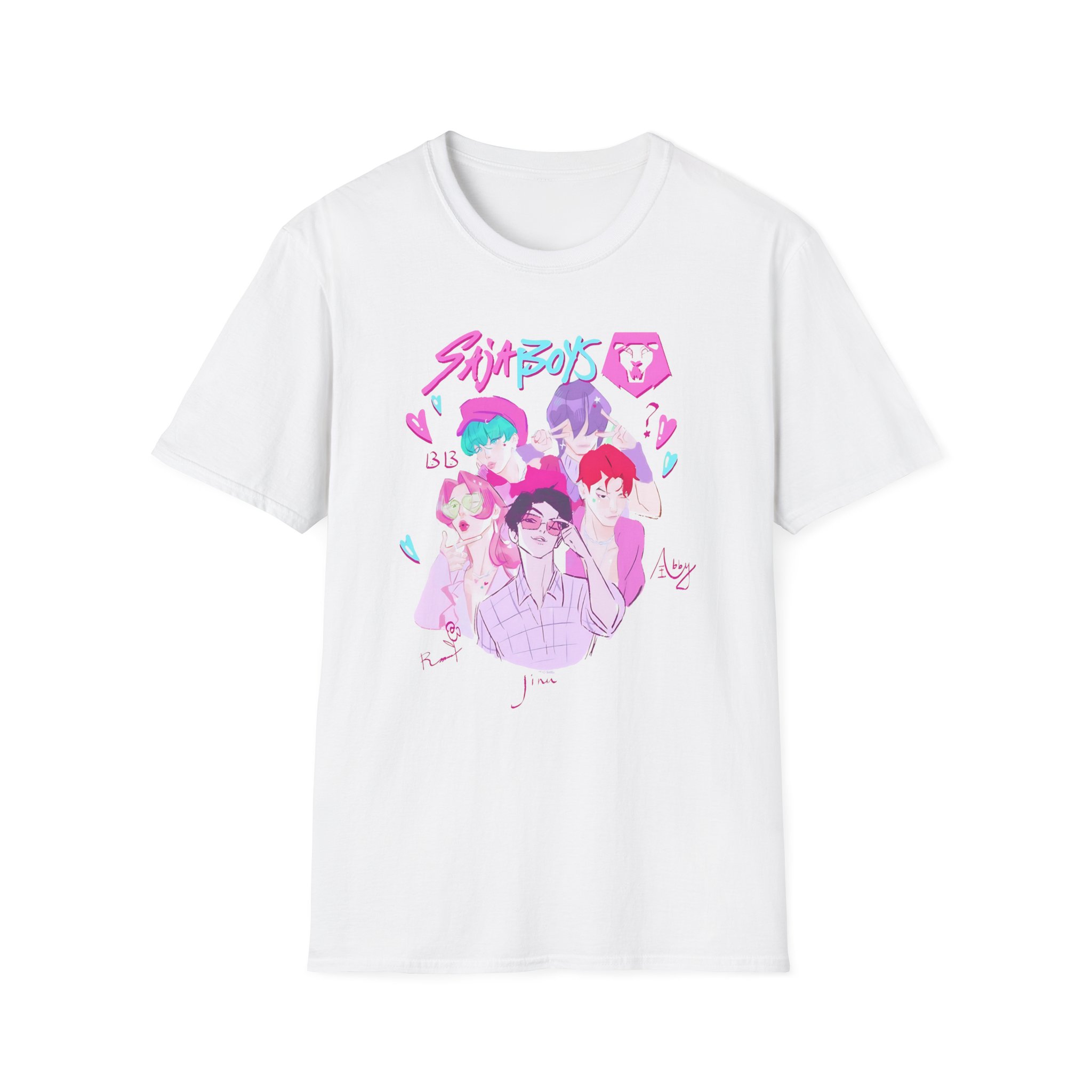 Kpop Demon Hunters Saja Boys Unisex Softstyle T-Shirt