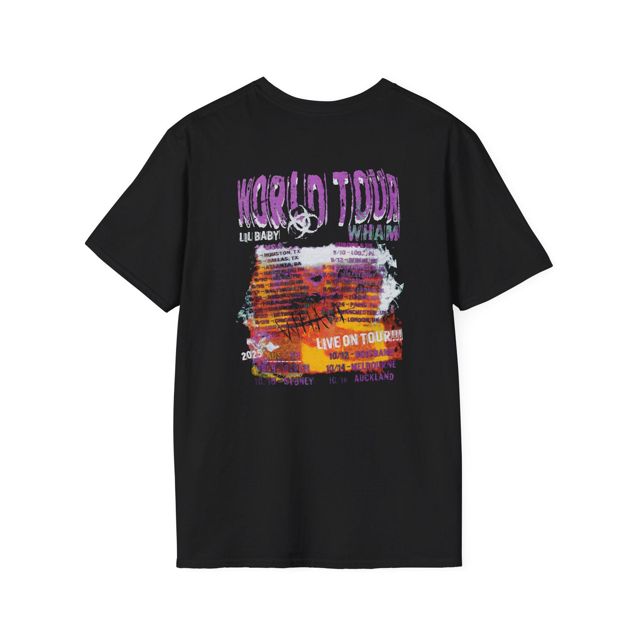 Lil Baby Wham Tour Unisex Softstyle T-Shirt