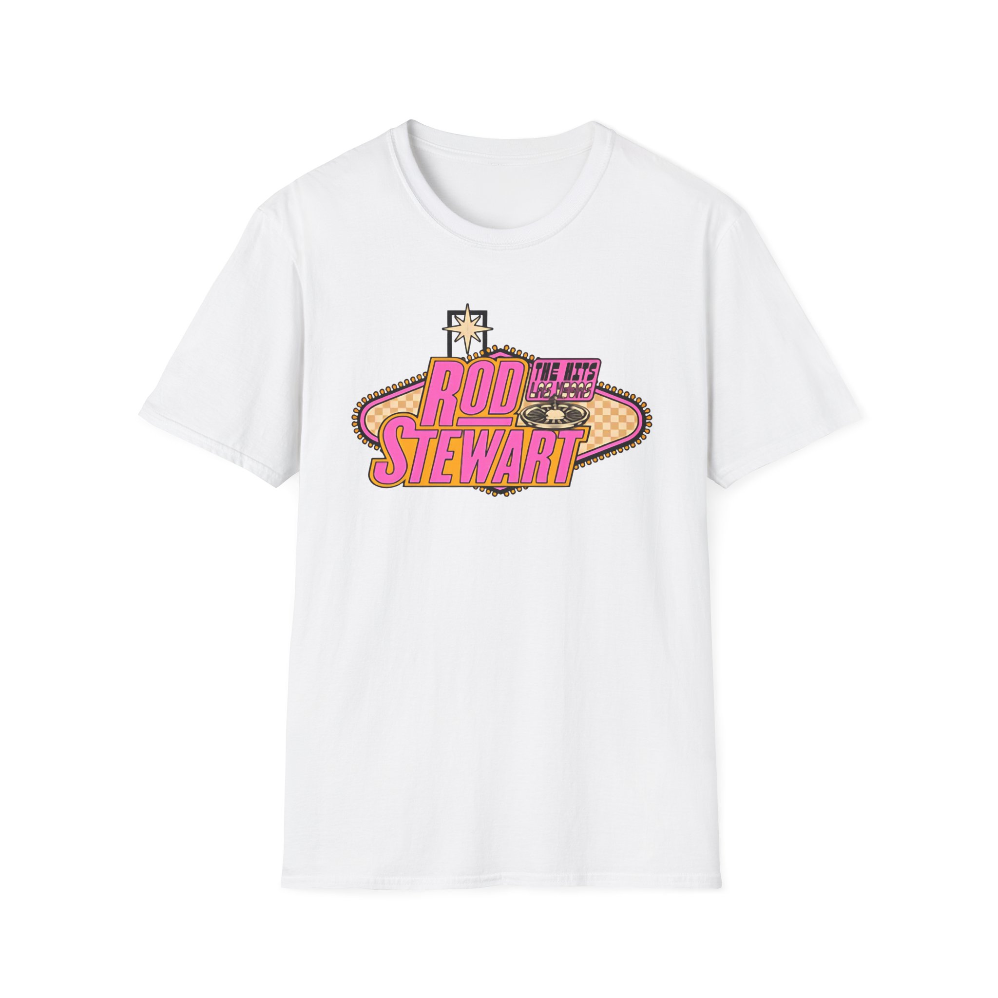 R S the Hits Vegas Marquee Unisex Softstyle T-Shirt