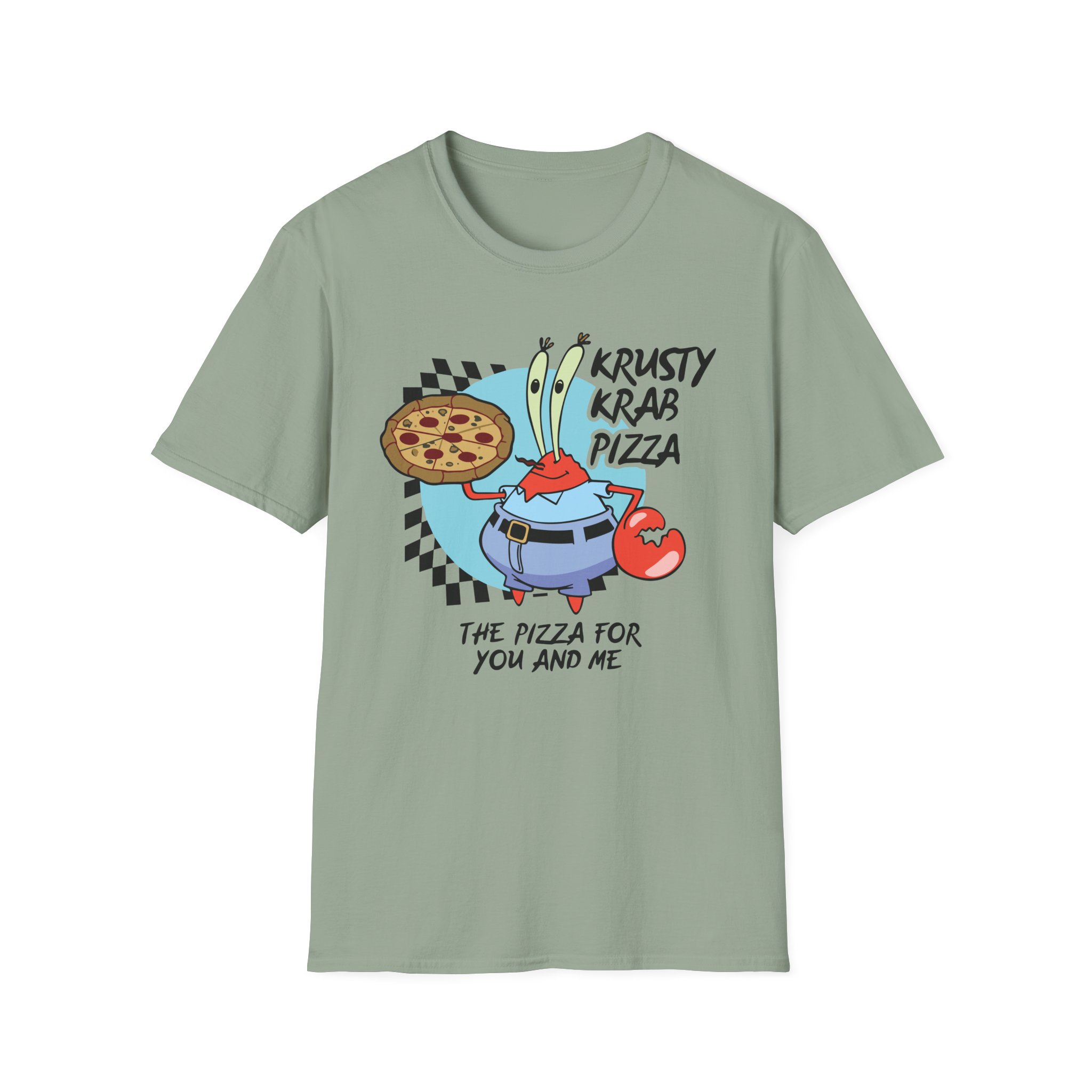 Spongebob The Krusty Krab Pizza Unisex Softstyle T-Shirt