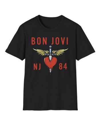 Bon Jovi You Give Love a Bad Name Unisex Softstyle T-Shirt