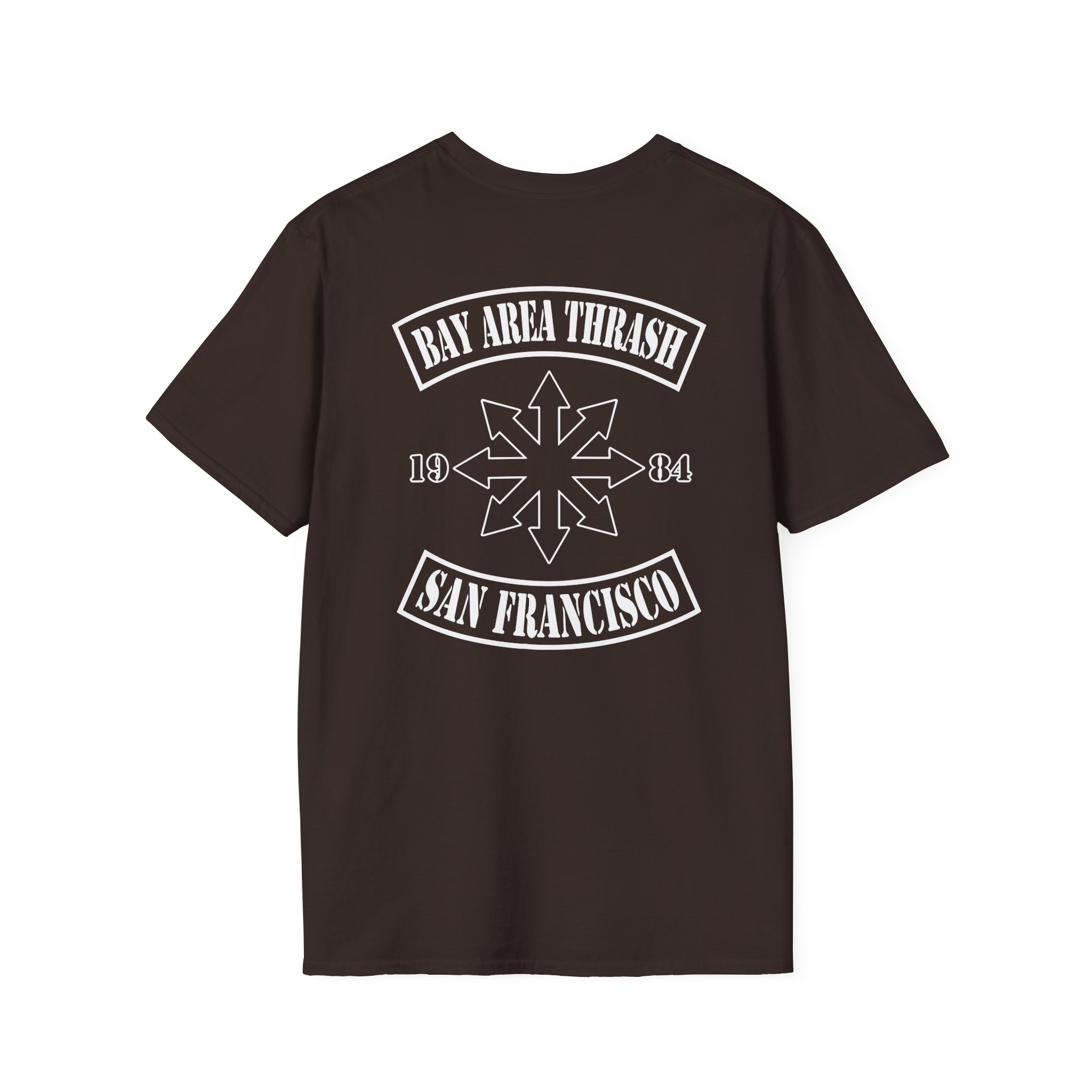 Heathen Bay Area Thrash Unisex Softstyle T-Shirt