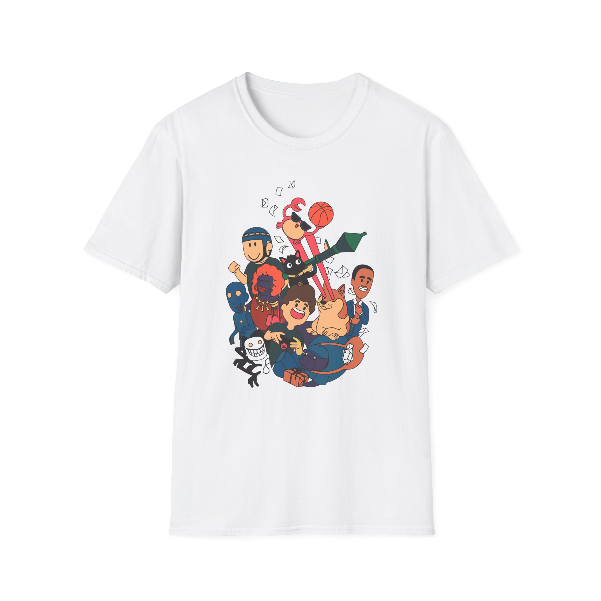 Denisdaily Unisex Softstyle T-Shirt