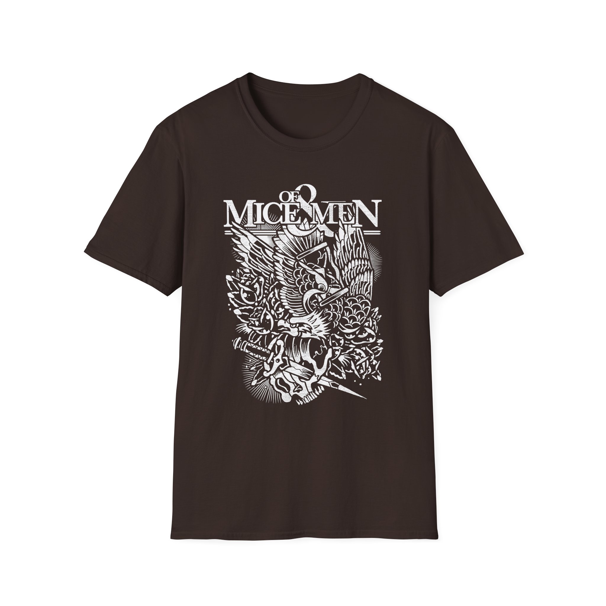 Of Mice and Men Throwback Eagle Unisex Softstyle T-Shirt