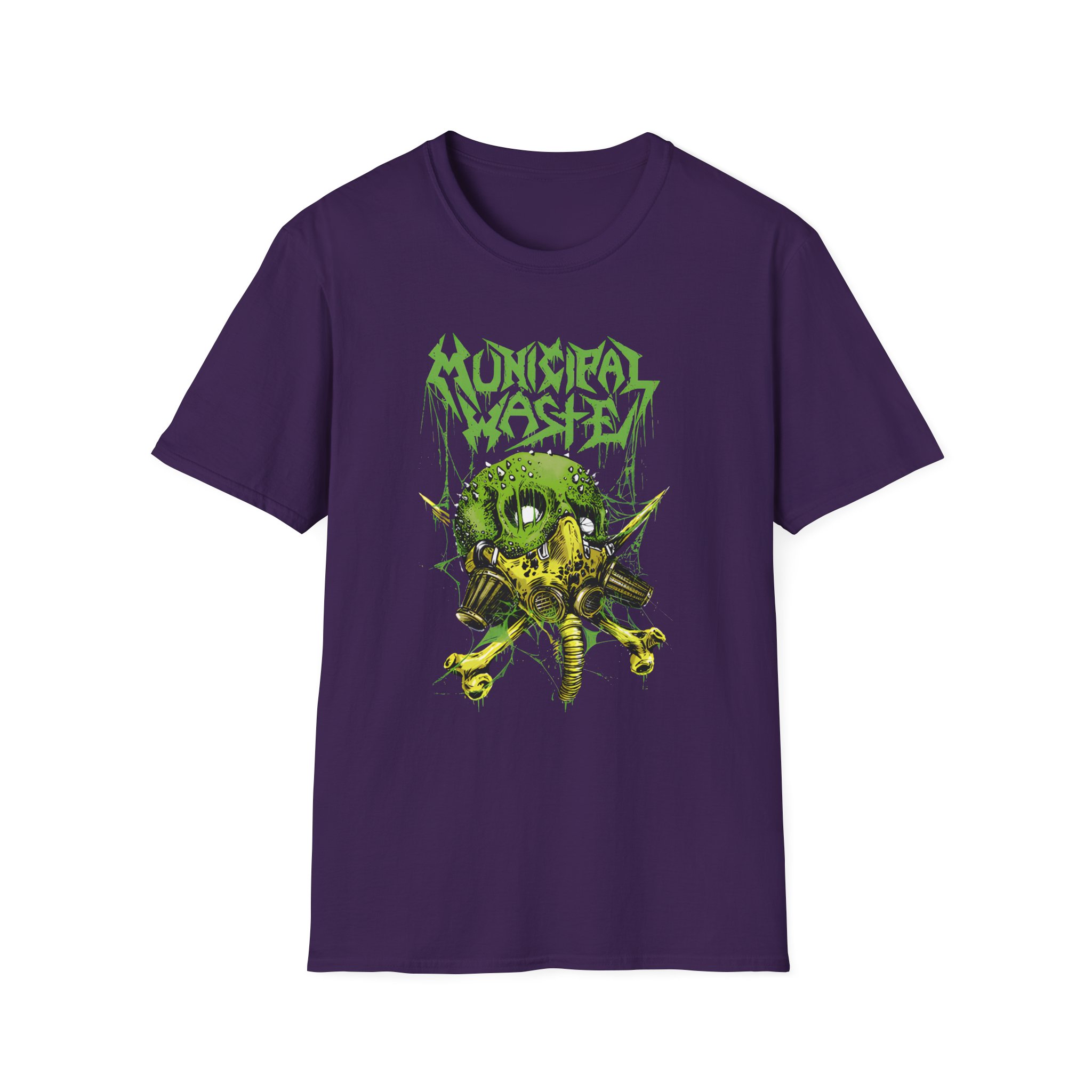 Municipal Waste Gasmask Zombie Unisex Softstyle T-Shirt