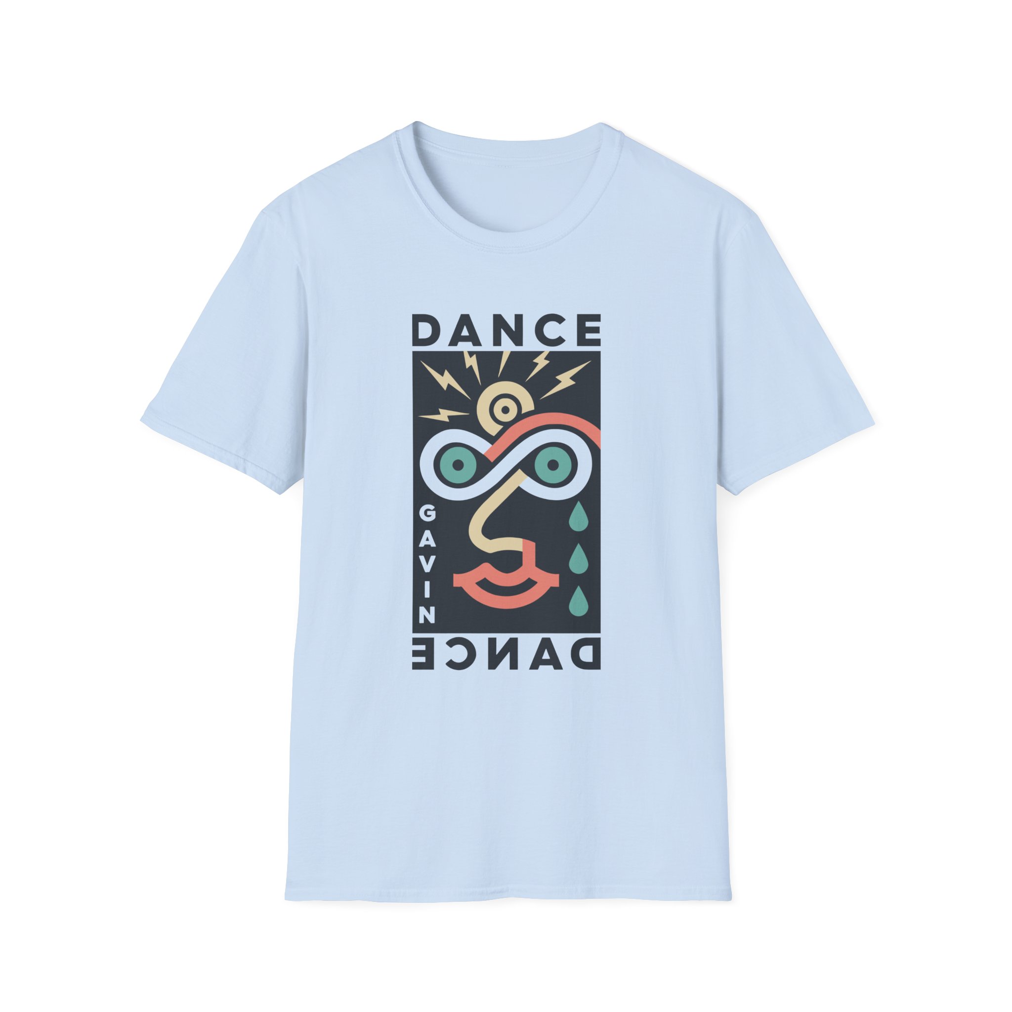 Dance Gavin Dance 8 Faces Unisex Softstyle T-Shirt