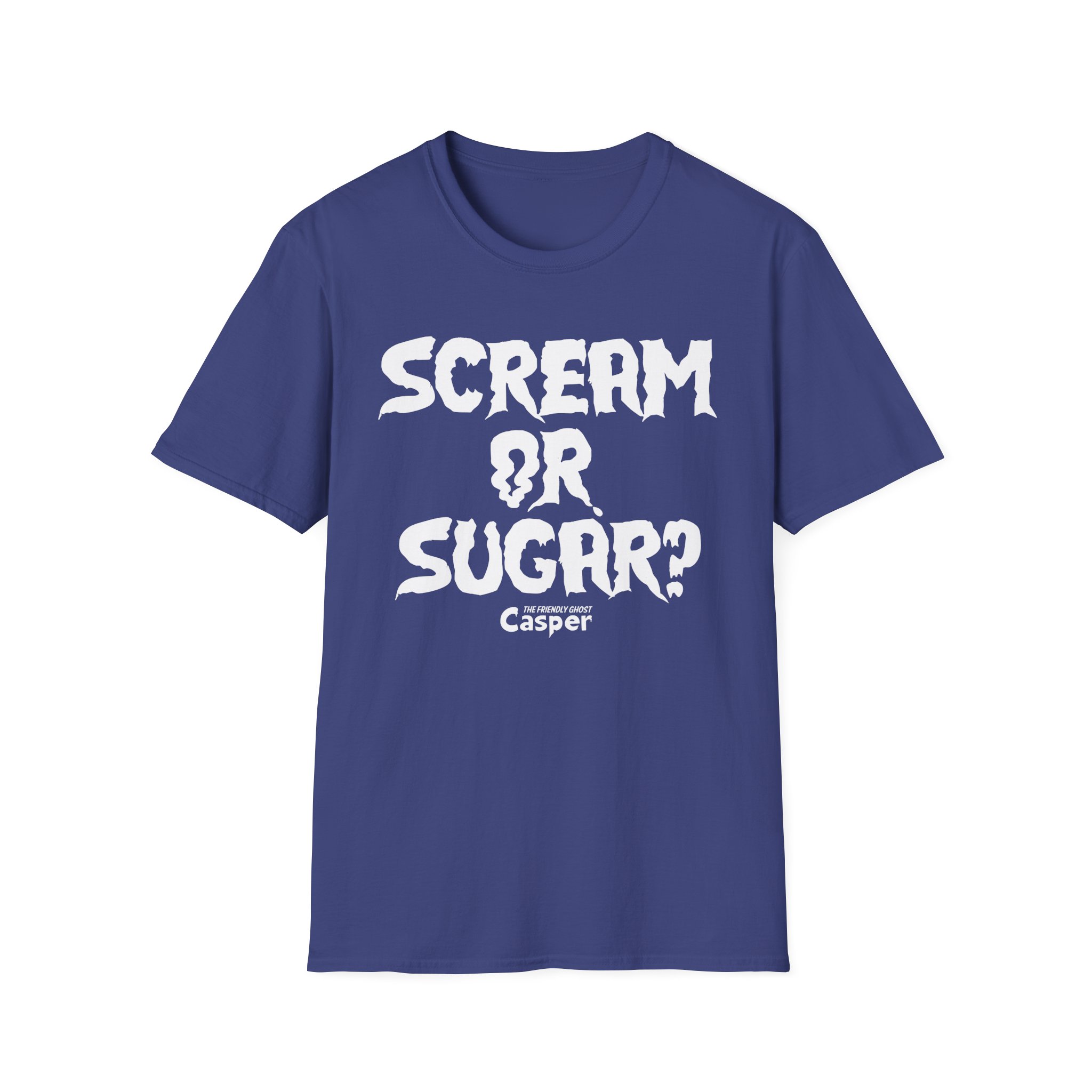Casper the Friendly Ghost Scream or Sugar Unisex Softstyle T-Shirt