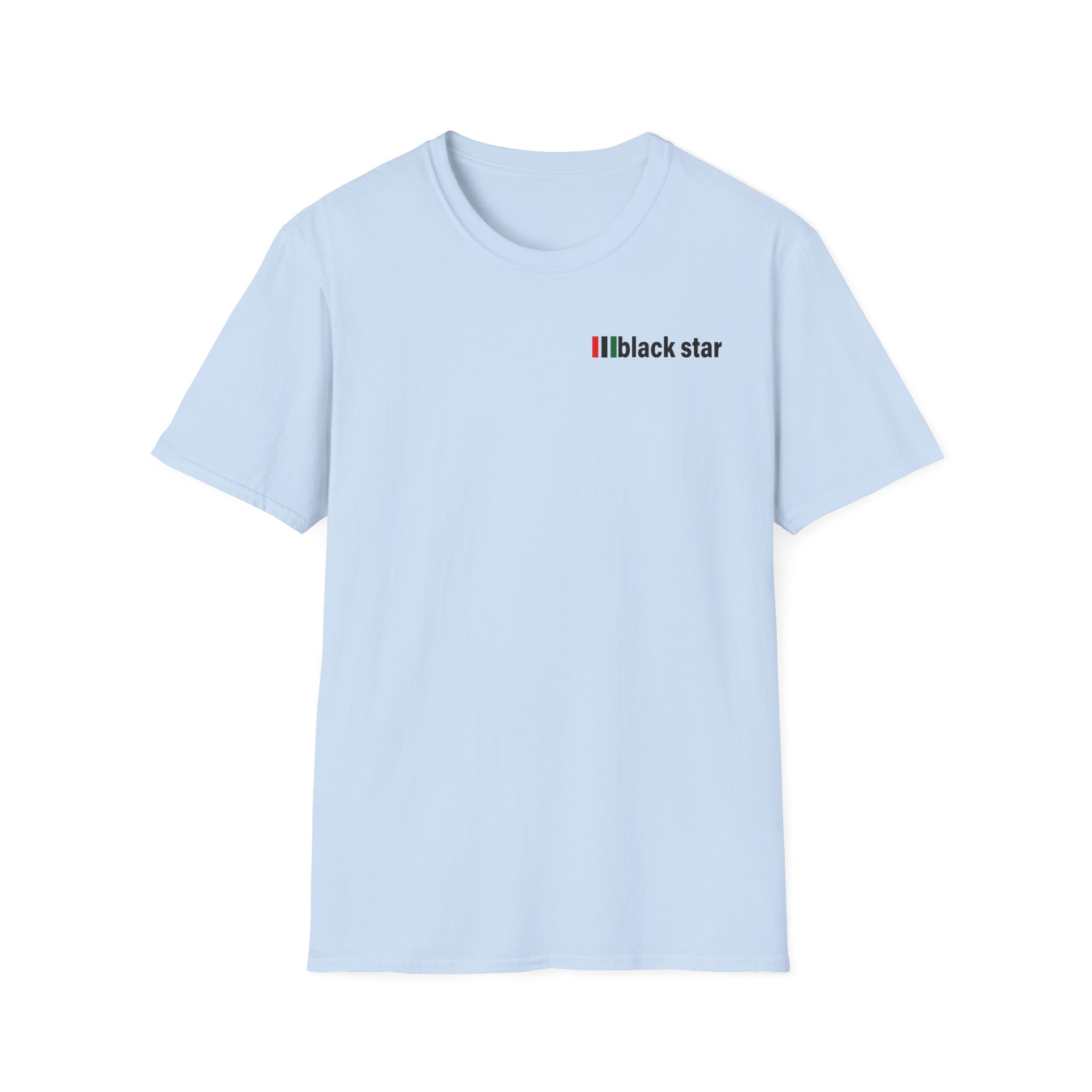 Black Star Logo Unisex Softstyle T-Shirt