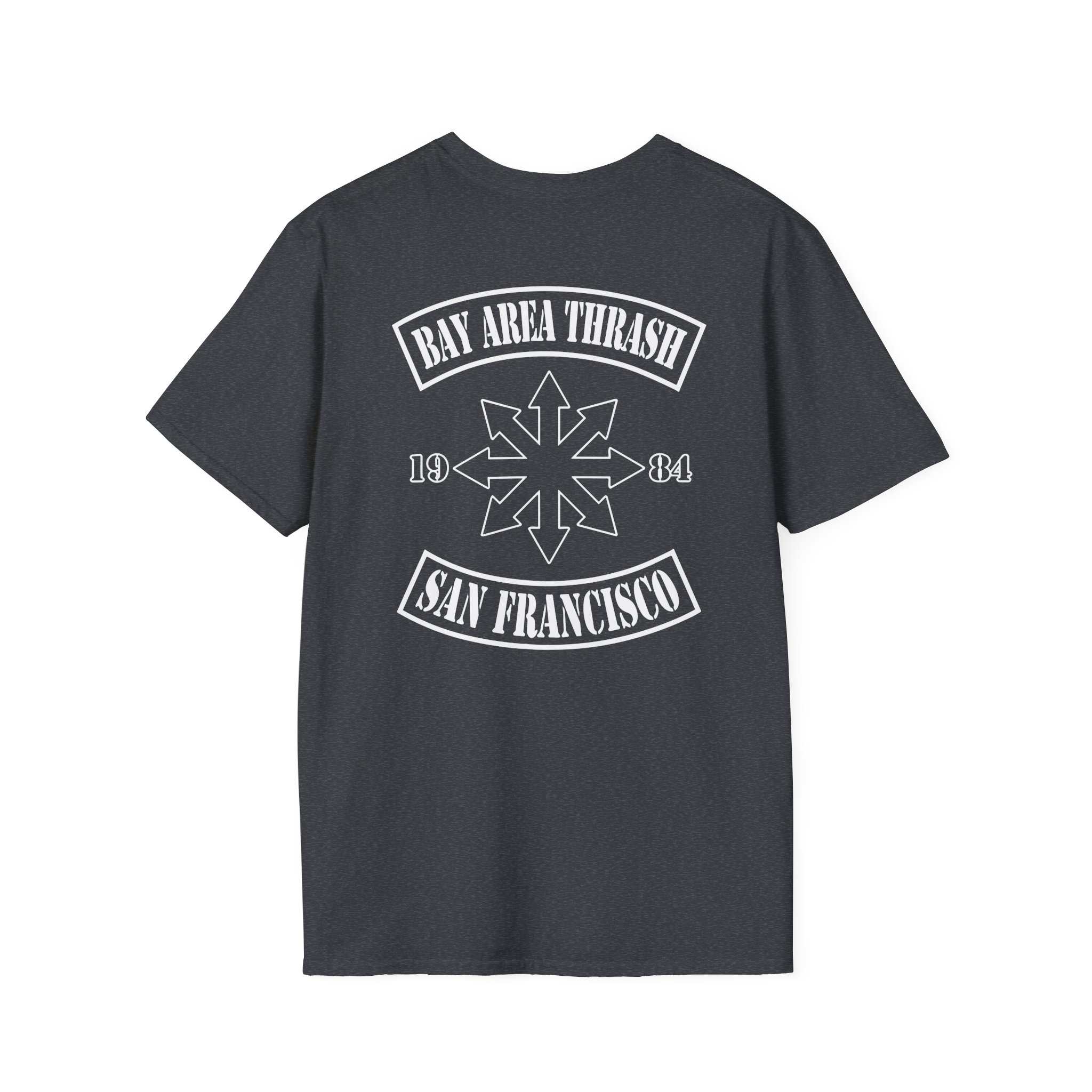 Heathen Bay Area Thrash Unisex Softstyle T-Shirt