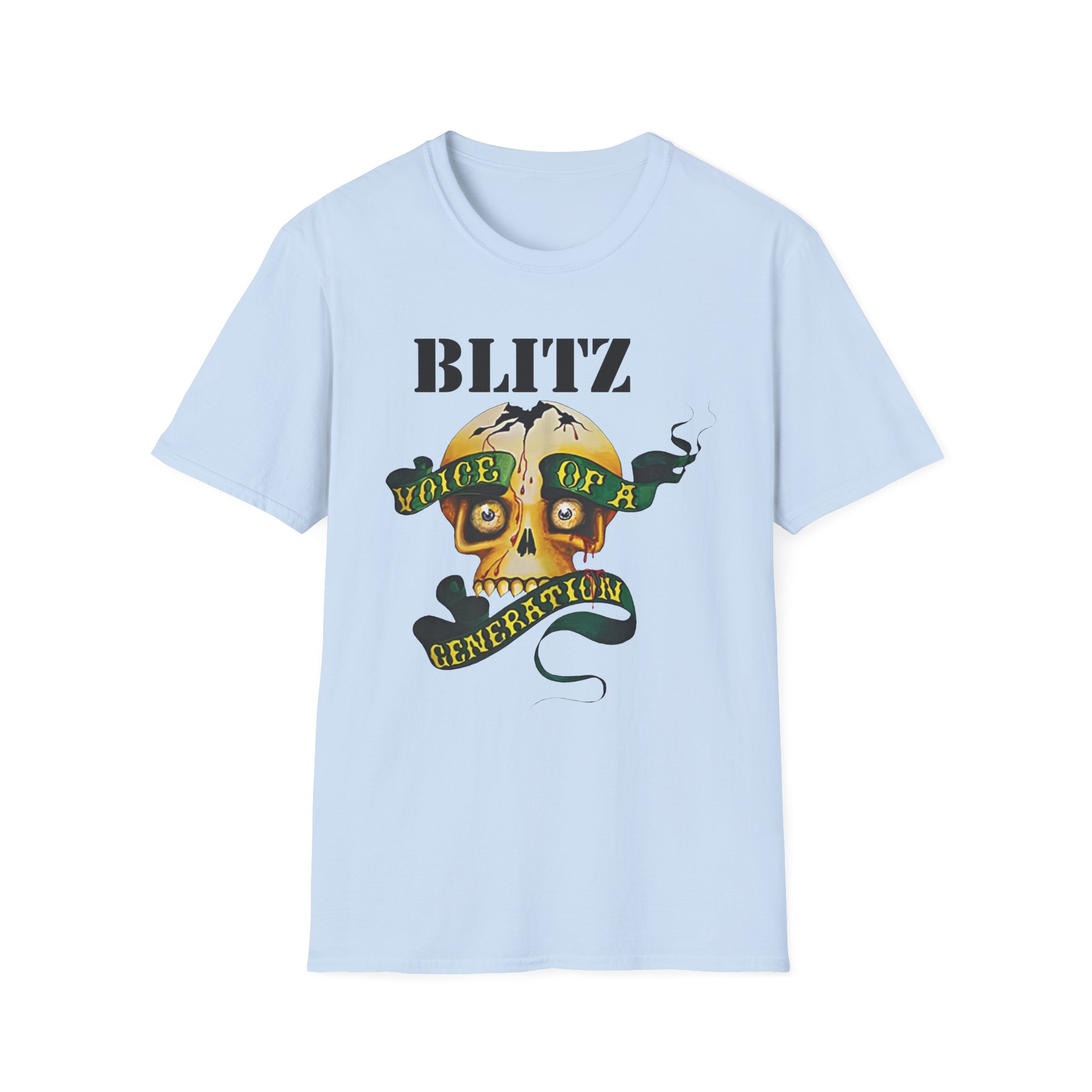 Blitz Voice Of A Generation Unisex Softstyle T-Shirt