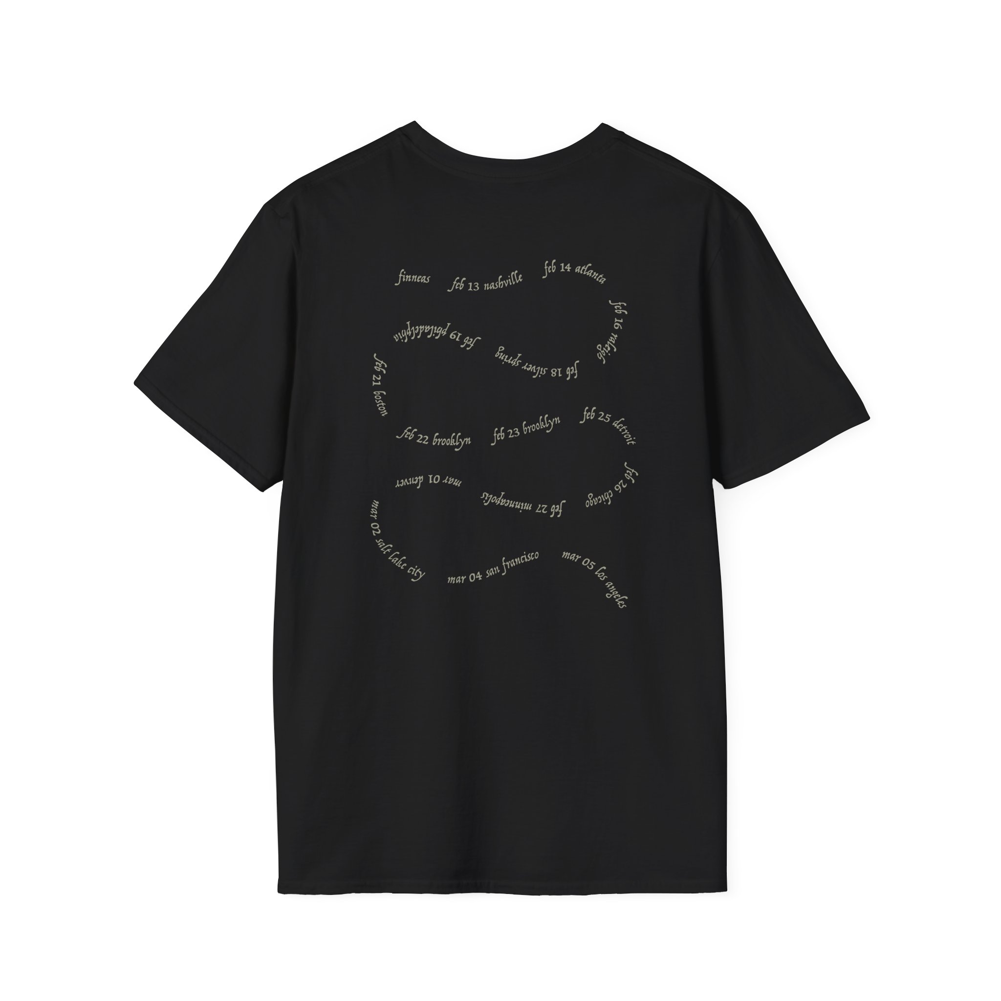 Finneas For Cryin' Out Loud Tour Lotus Unisex Softstyle T-Shirt