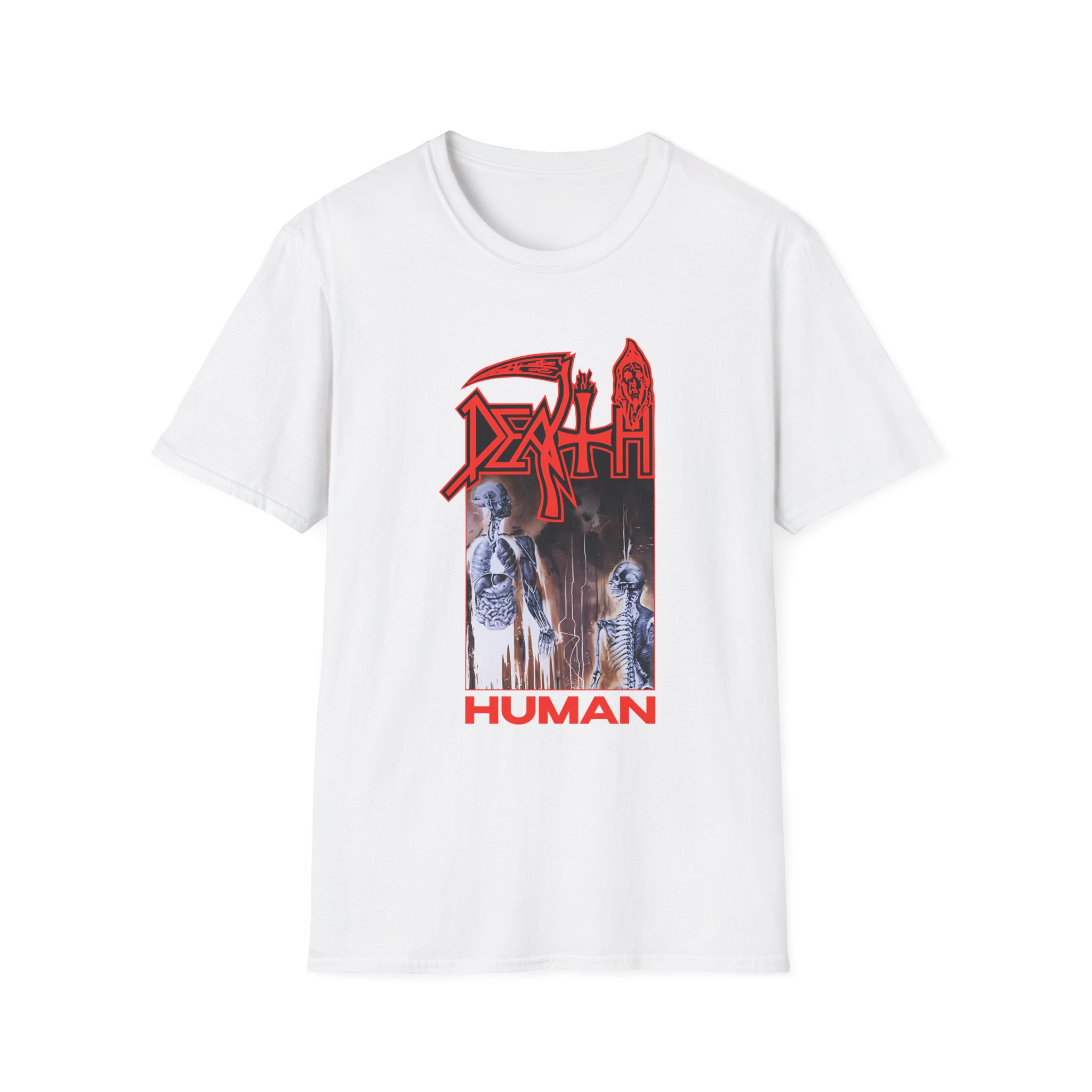 Death Human Unisex Softstyle T-Shirt