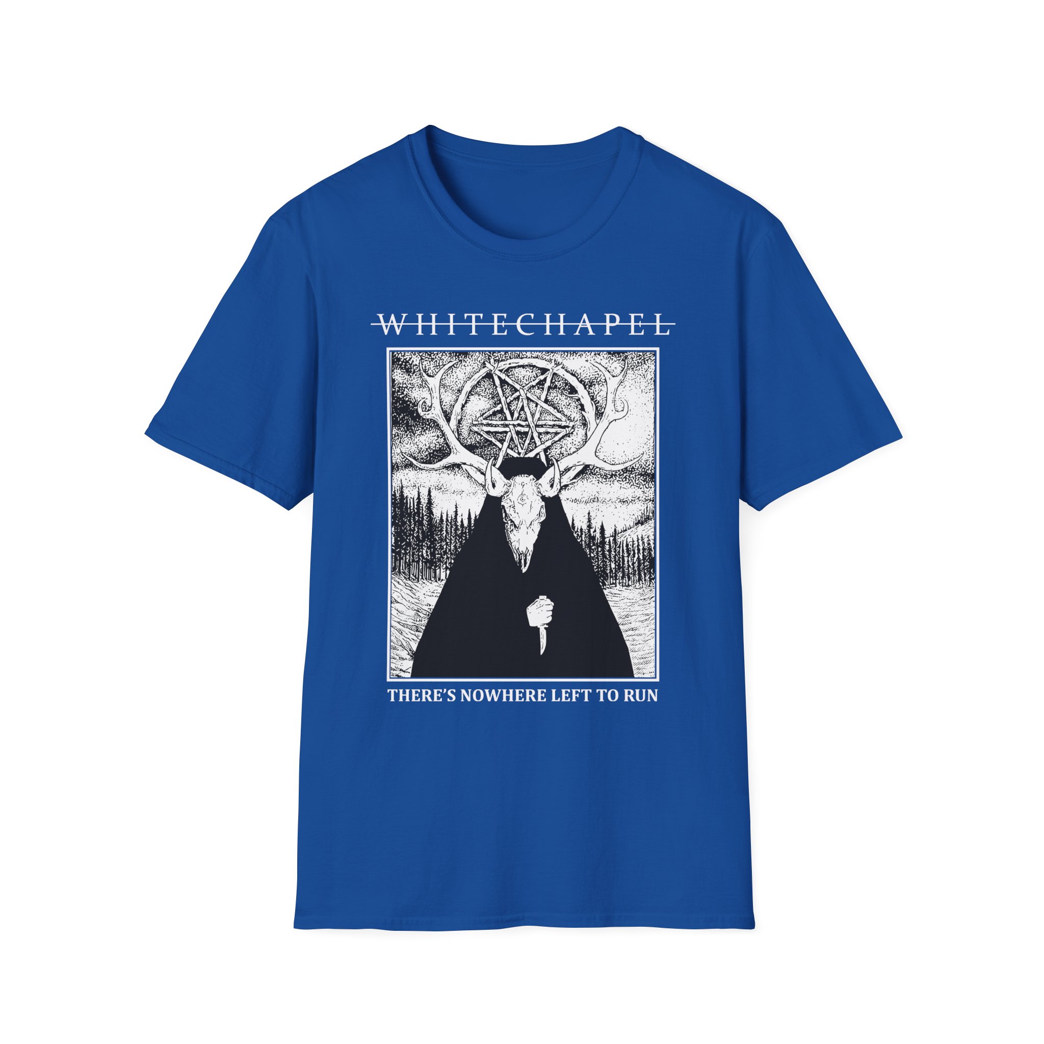Whitechapel Deer Demon Oil Unisex Softstyle T-Shirt