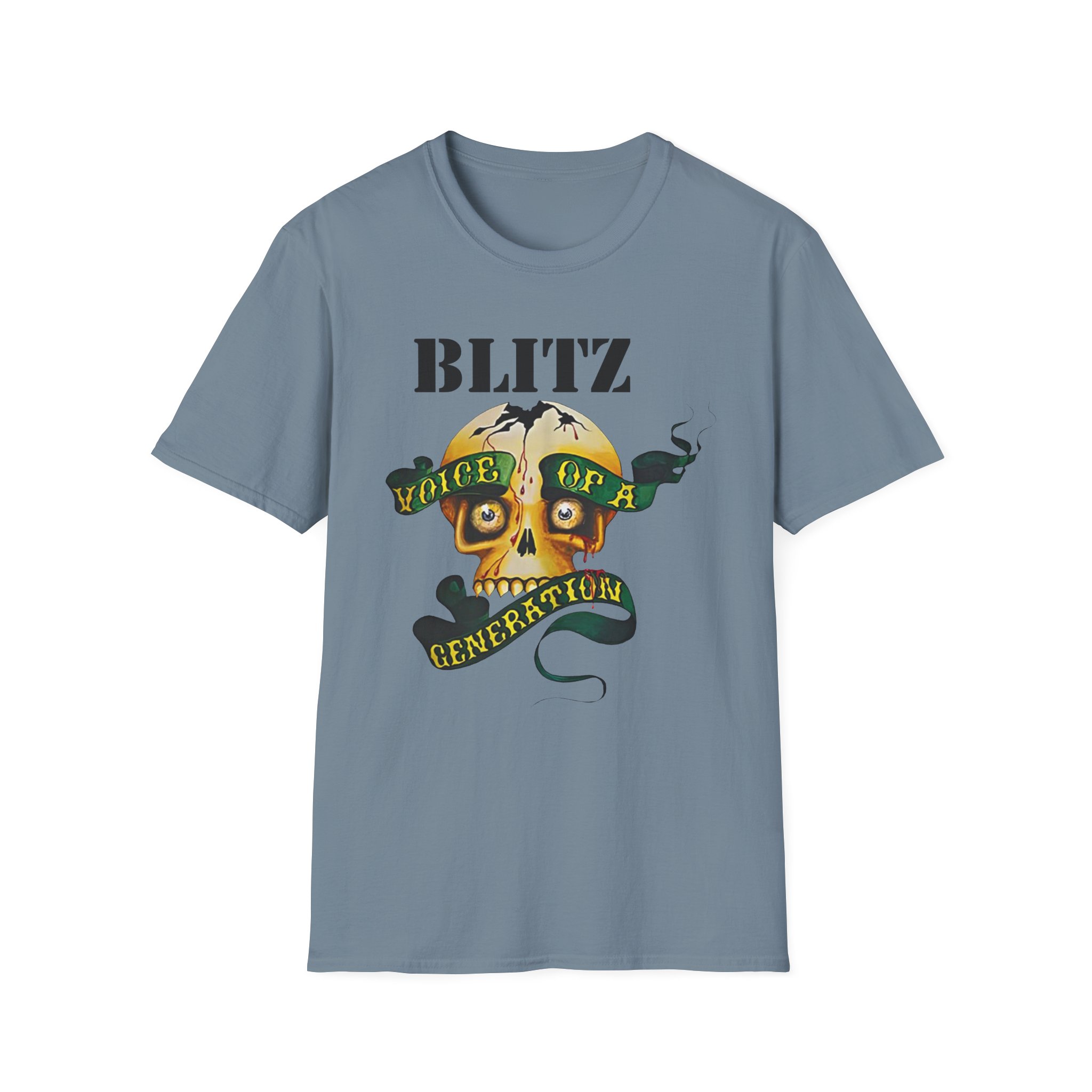 Blitz Voice Of A Generation Unisex Softstyle T-Shirt