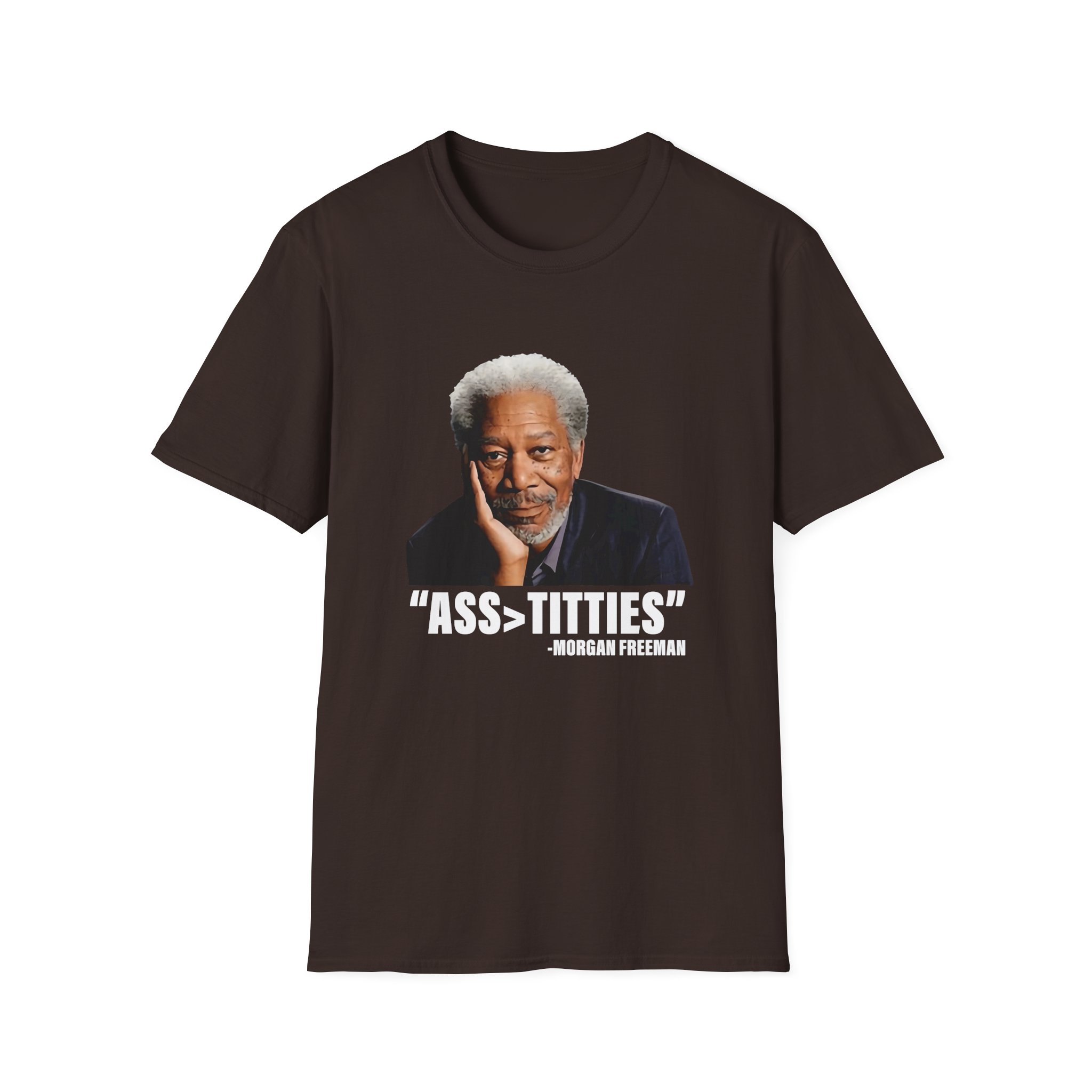 Morgan Freeman Ass Bigger Titties Unisex Softstyle T-Shirt
