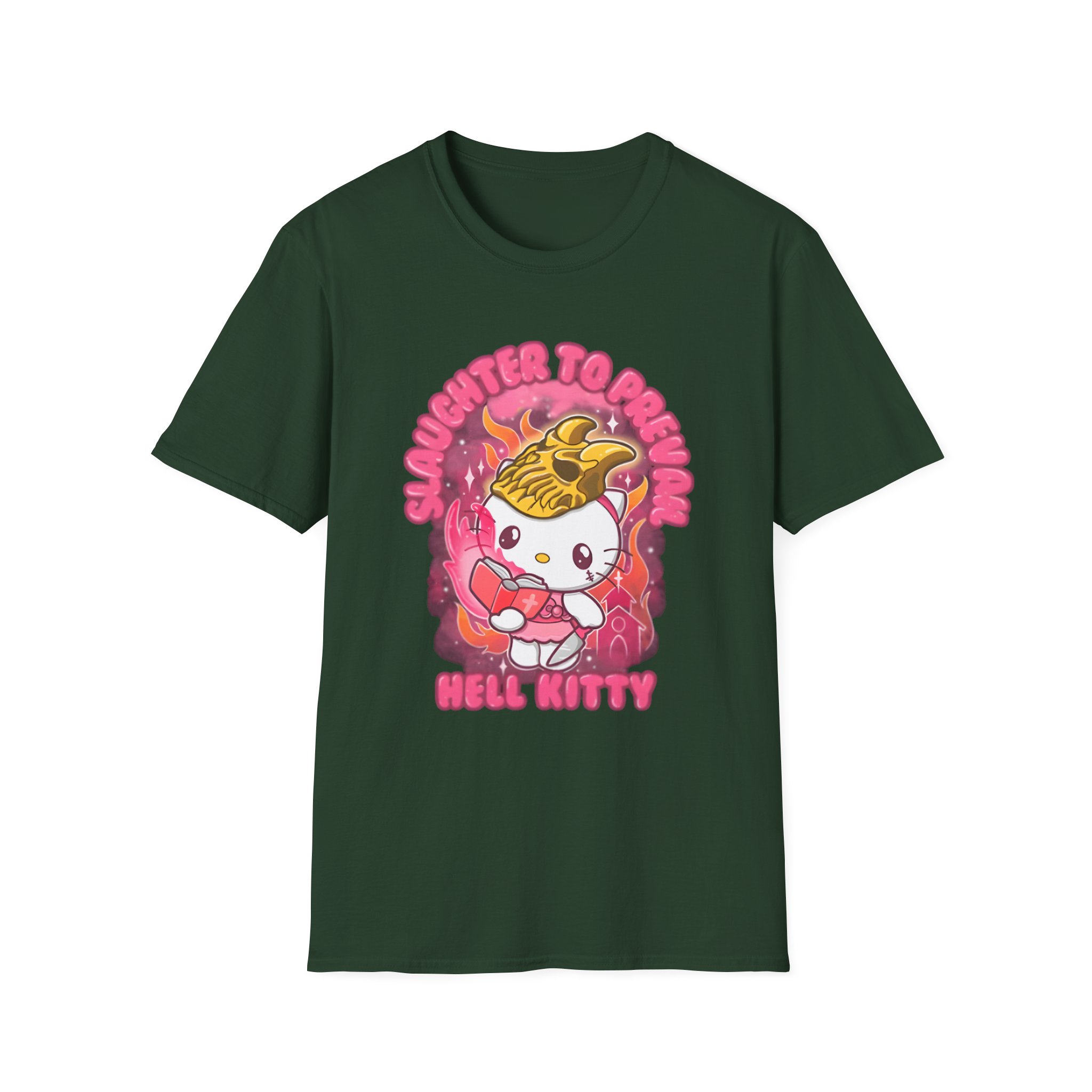 First Blood Slaughter to Prevail Hell Kitty Unisex Softstyle T-Shirt