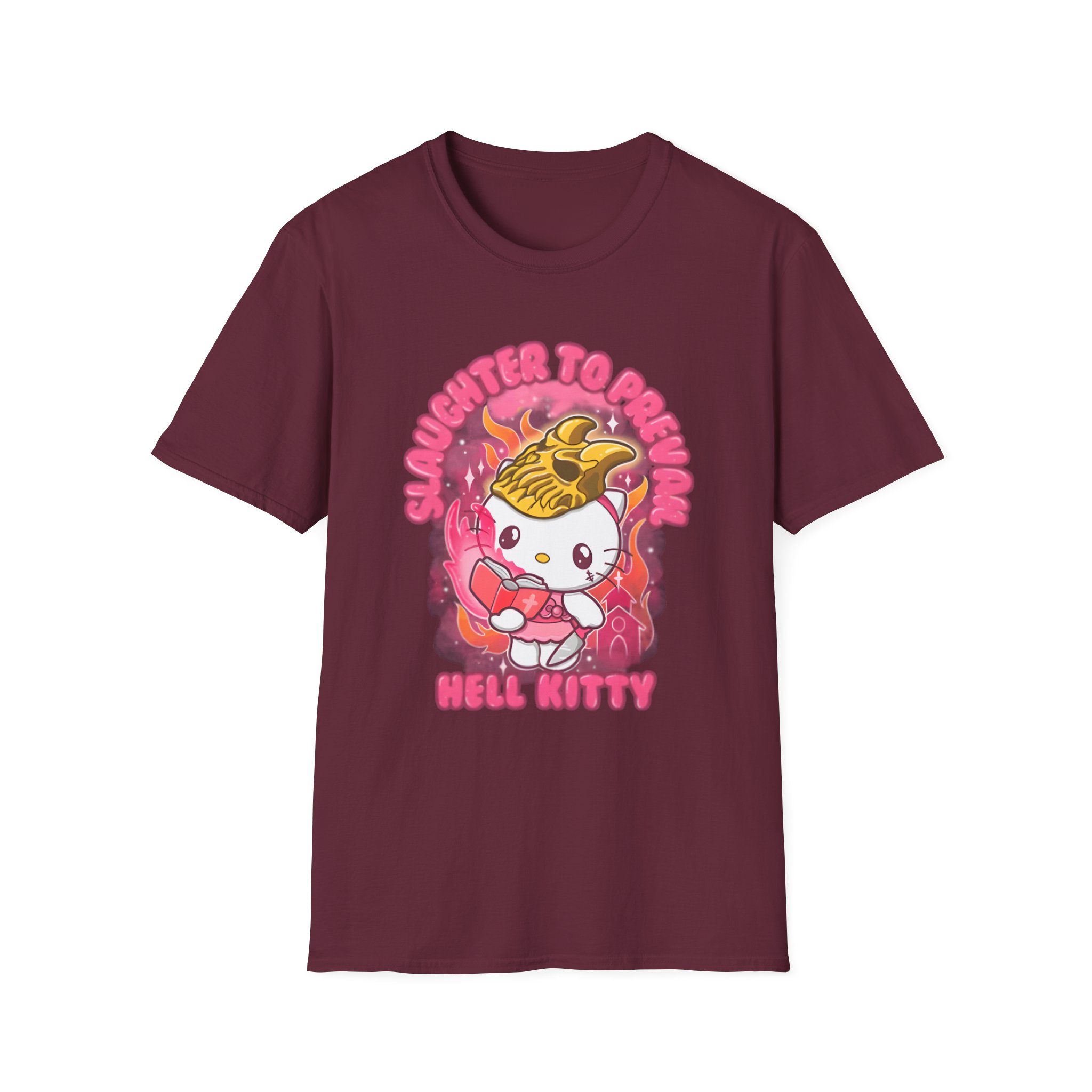 First Blood Slaughter to Prevail Hell Kitty Unisex Softstyle T-Shirt