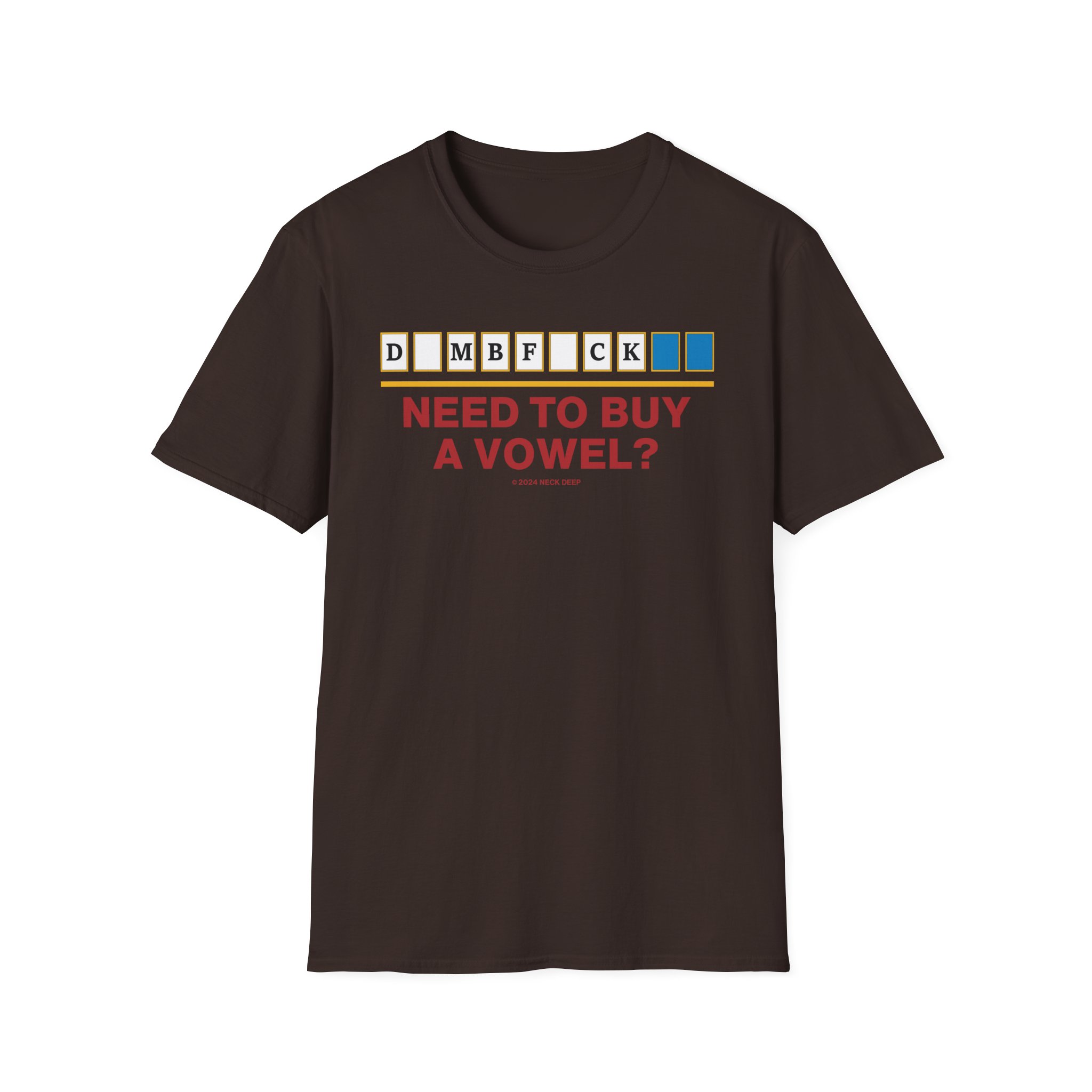 Neck Deep Vowel Unisex Softstyle T-Shirt